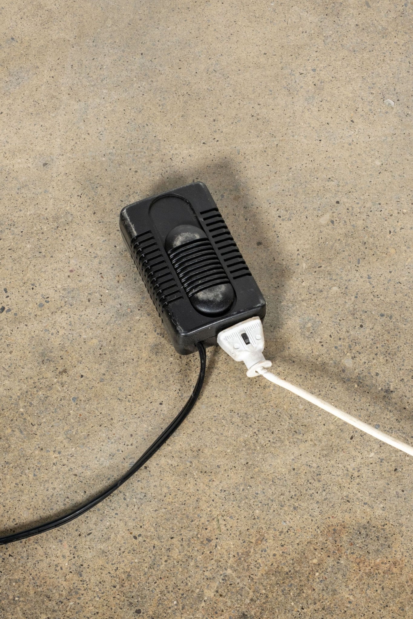 Vintage Chrome Floor Lamp with Glass Shade | Bonne Choice