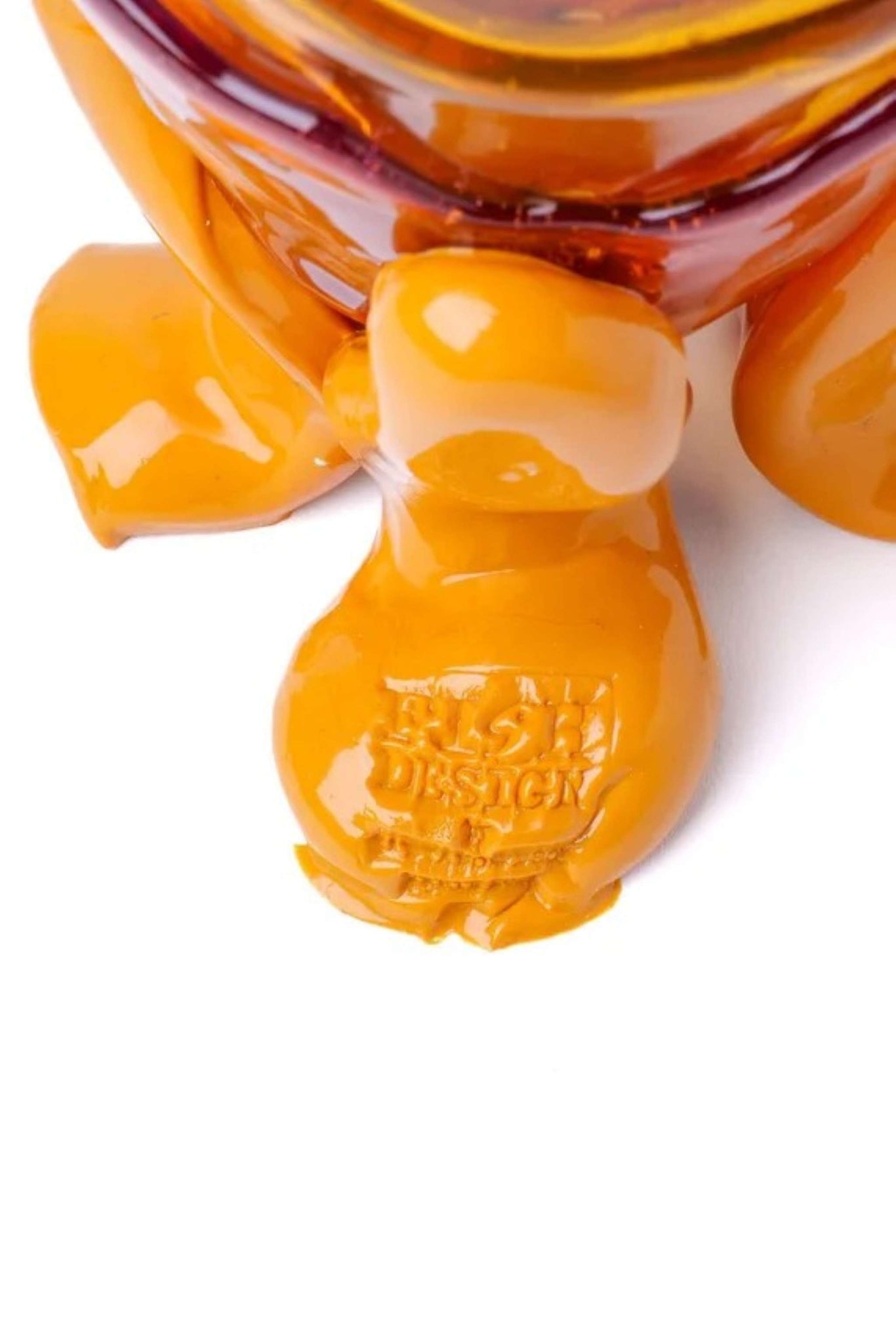 Clear Vase Extra Colour (XS), Clear Amber, Light Fuscia and Matte Ochre