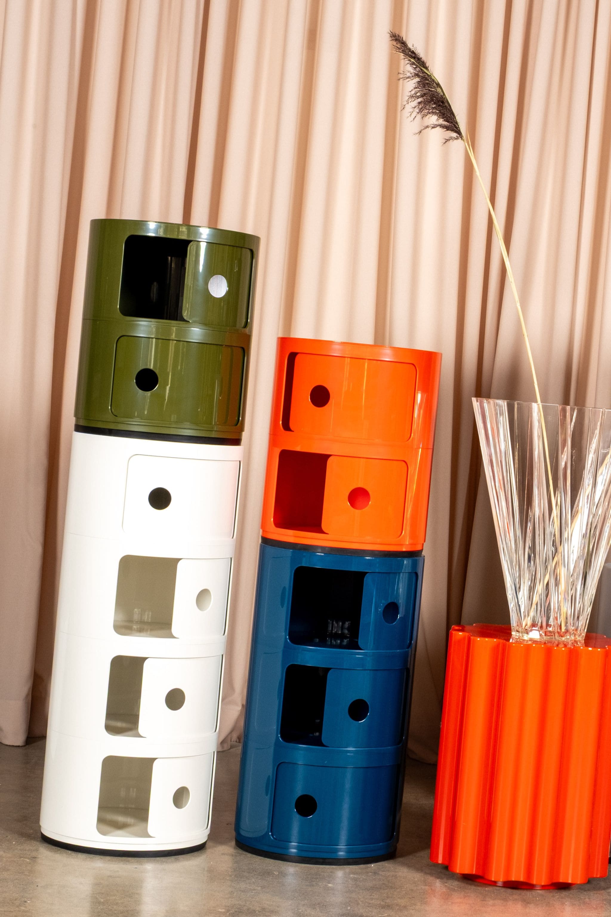 Kartell Componibili, 2 Elements, Green | Bonne Choice