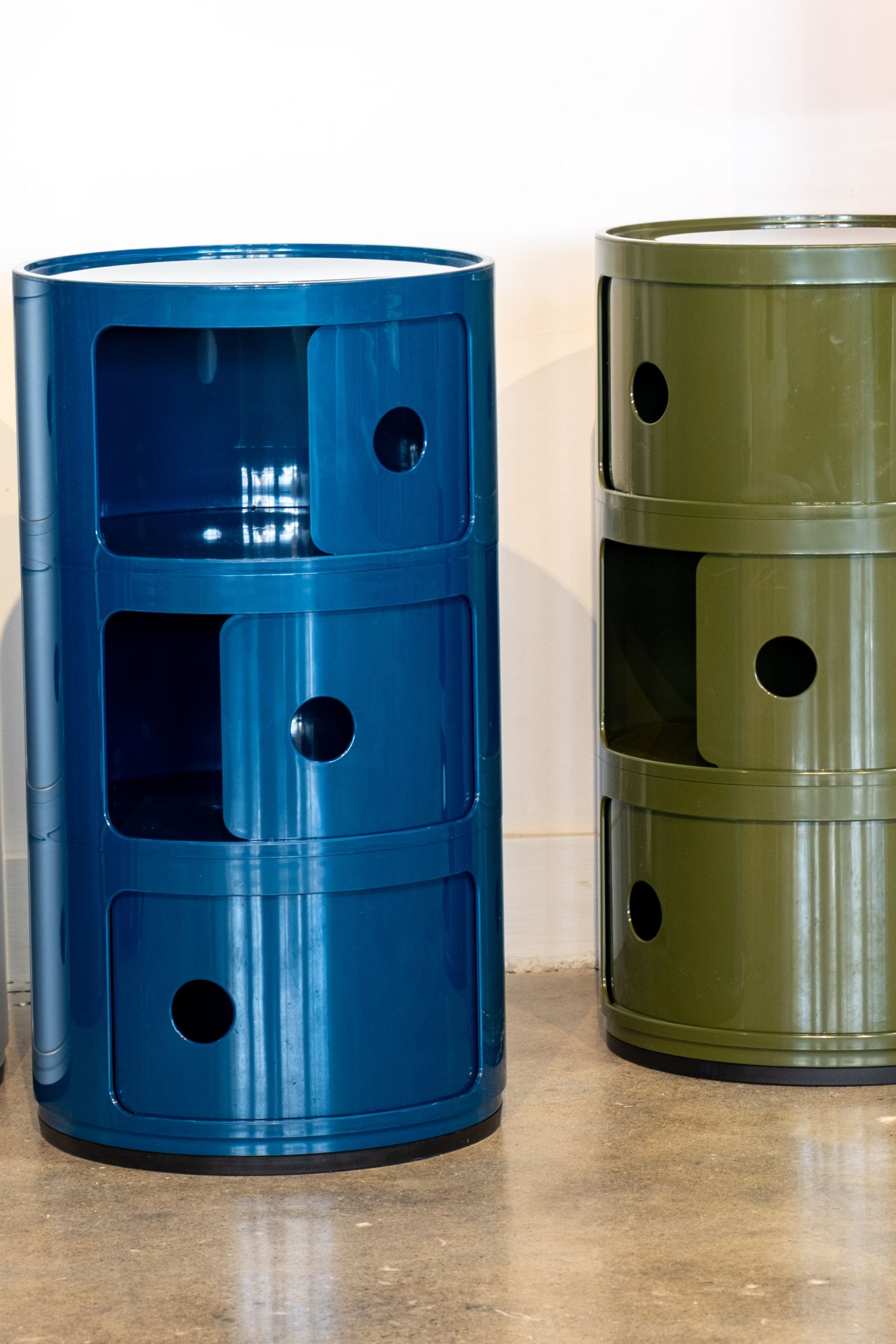 Kartell Componibili, 3 Elements, Blue | Bonne Choice