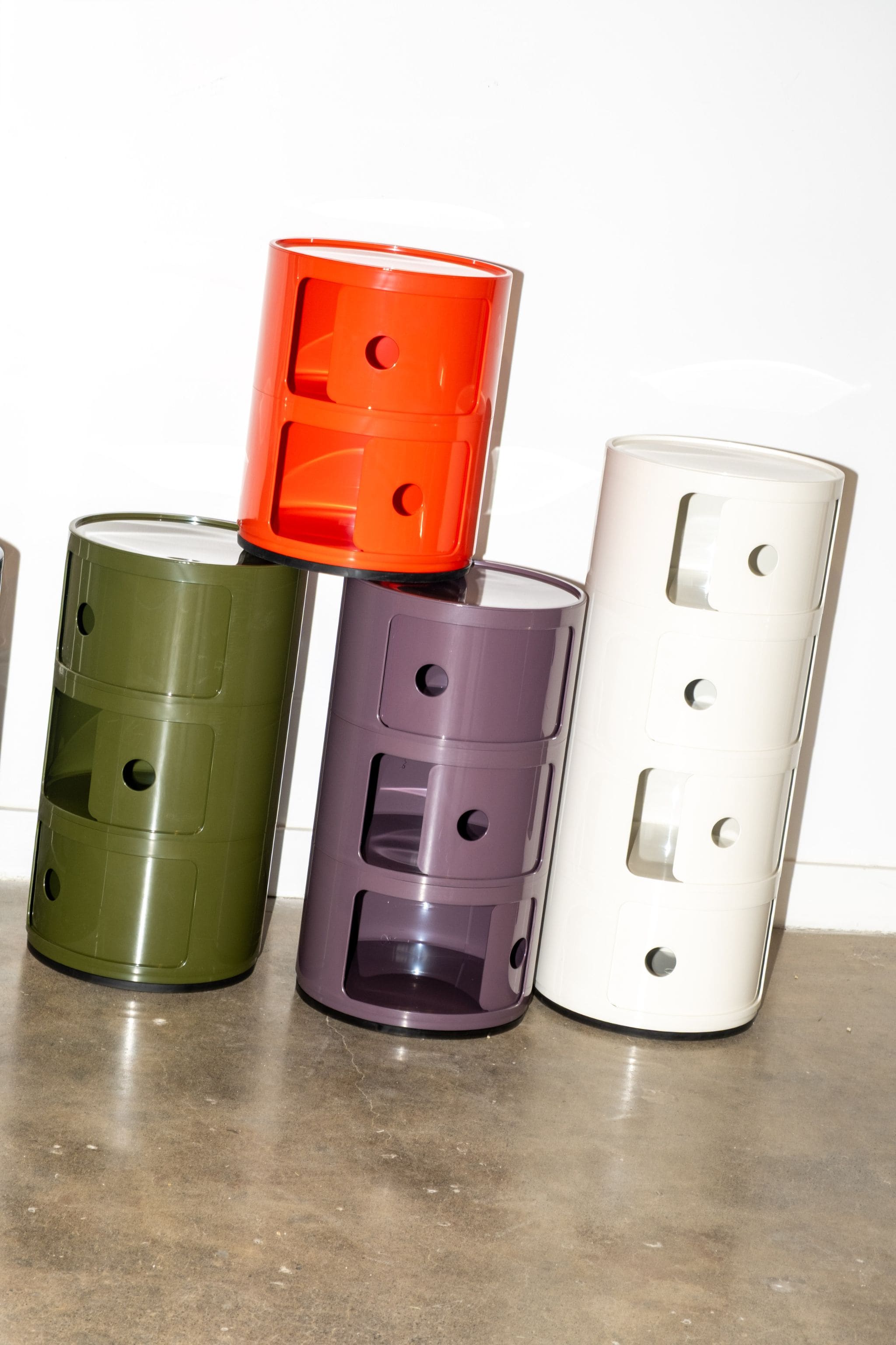 Kartell Componibili 3段収納キャビネット Componibili/コンポニビリ ストレージ 3段・高さ58.5cm ［Kartell