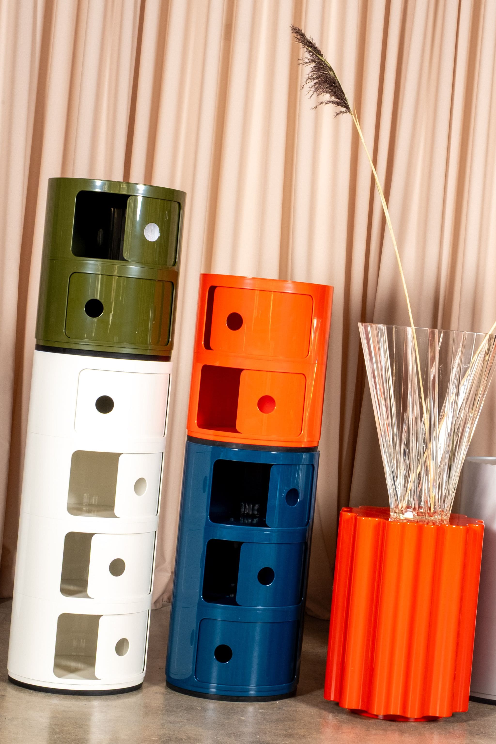 Kartell Componibili, 4 Elements, White | Bonne Choice