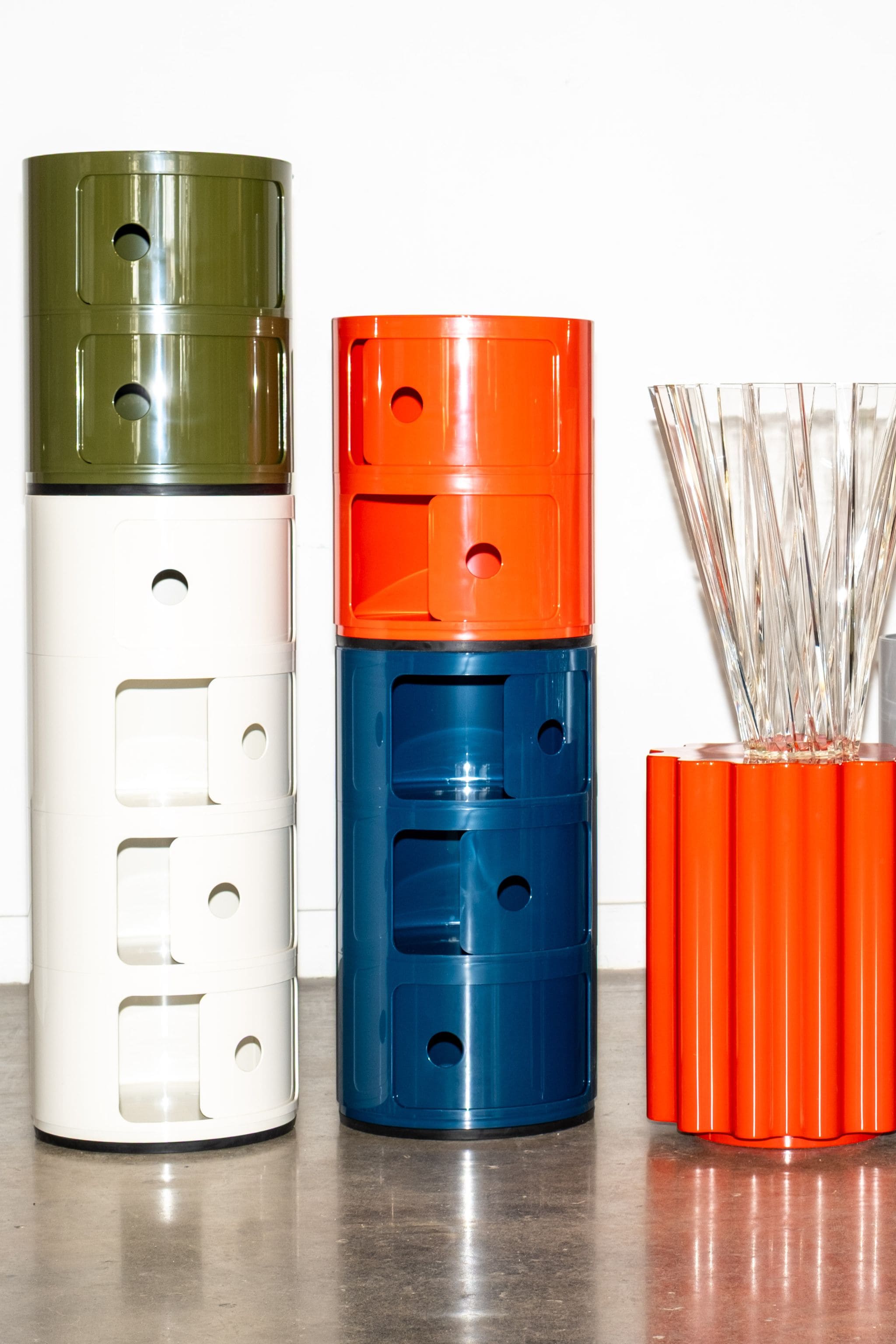 Kartell Componibili, 4 Elements, White | Bonne Choice