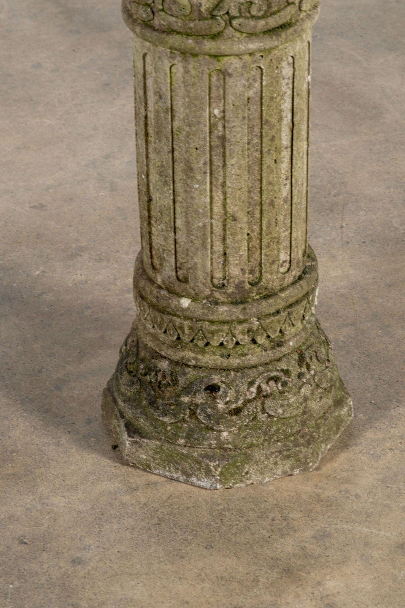Concrete Bust + Pillar