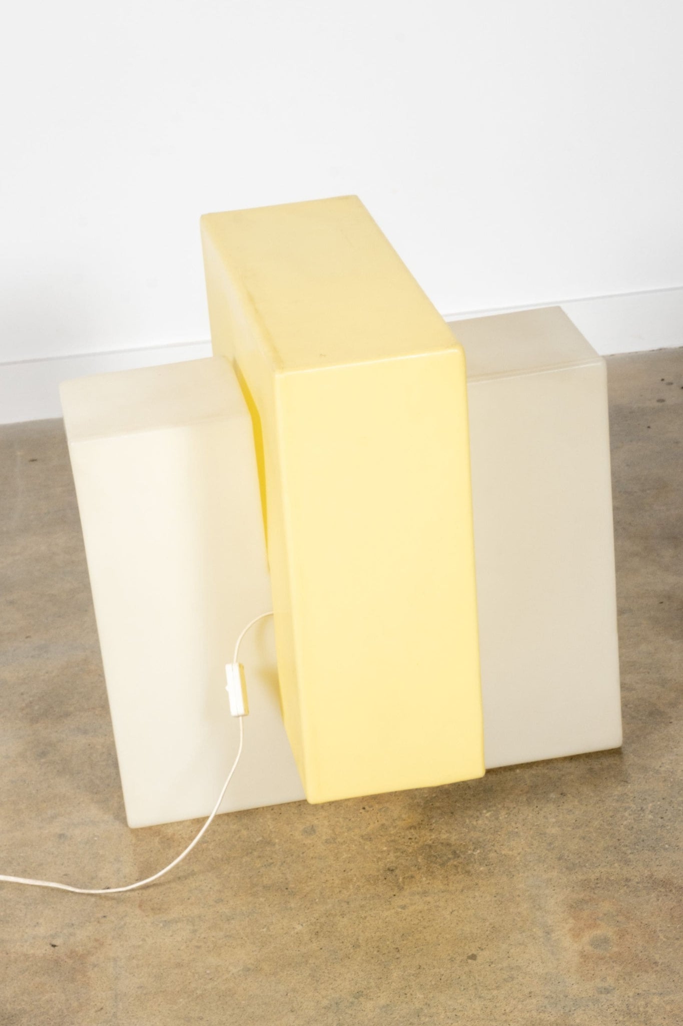 Pure White Lines Cubist Light | Bonne Choice