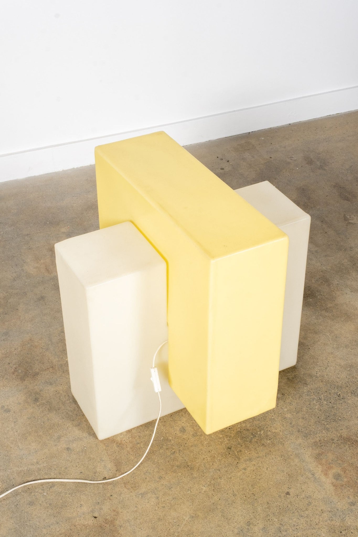 Pure White Lines Cubist Light | Bonne Choice