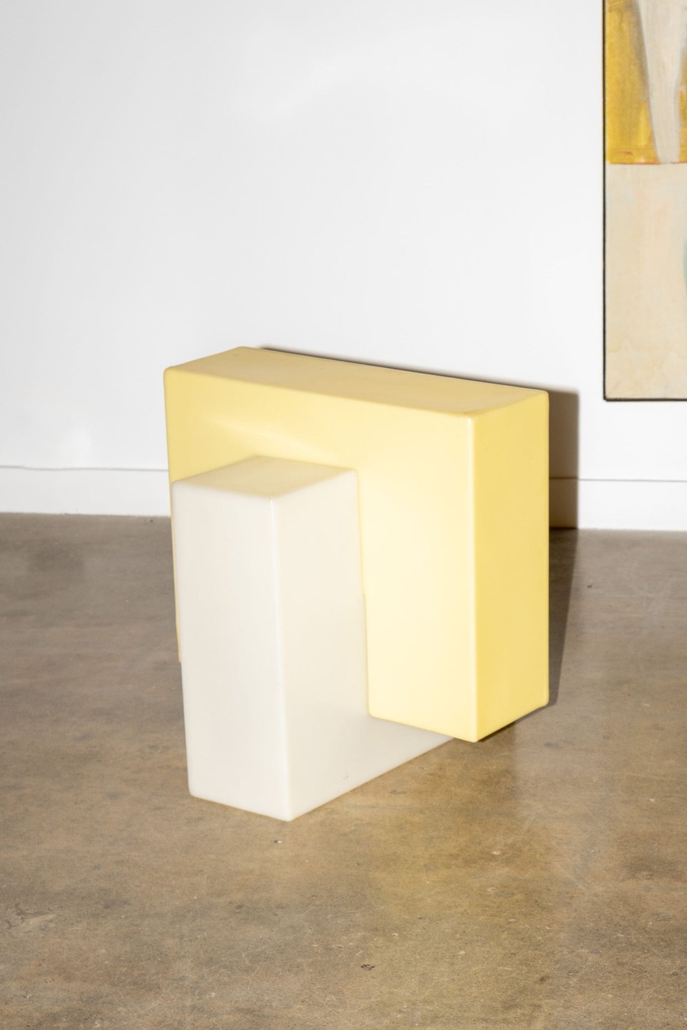 Pure White Lines Cubist Light | Bonne Choice