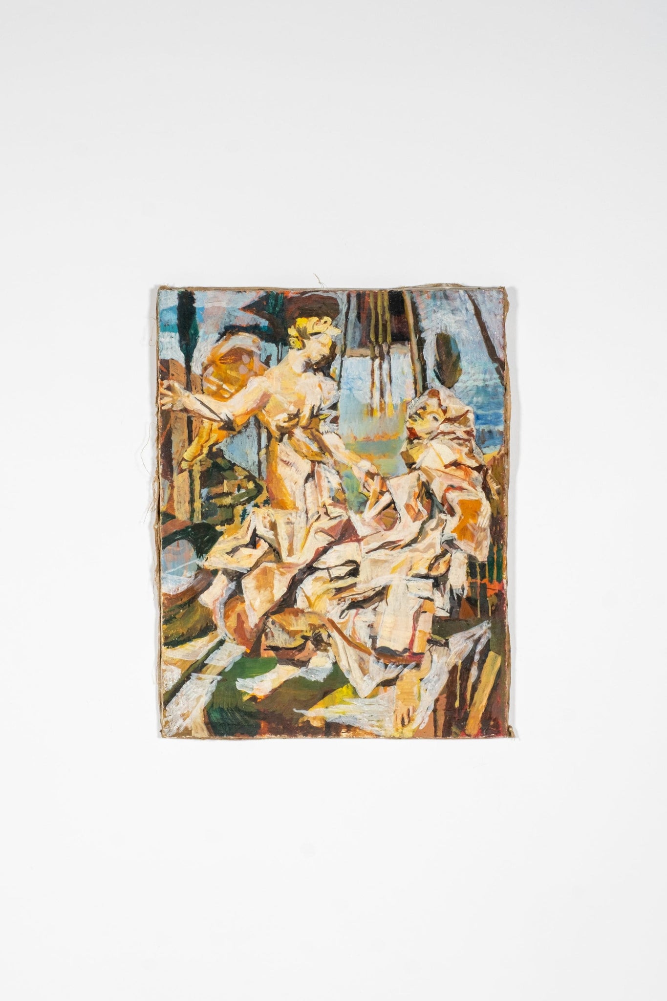 Vintage Cubist Style Madonna and Angel | Bonne Choice