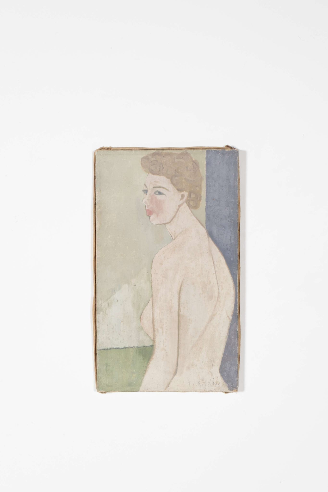 "Back View of Half Nude" (1953)