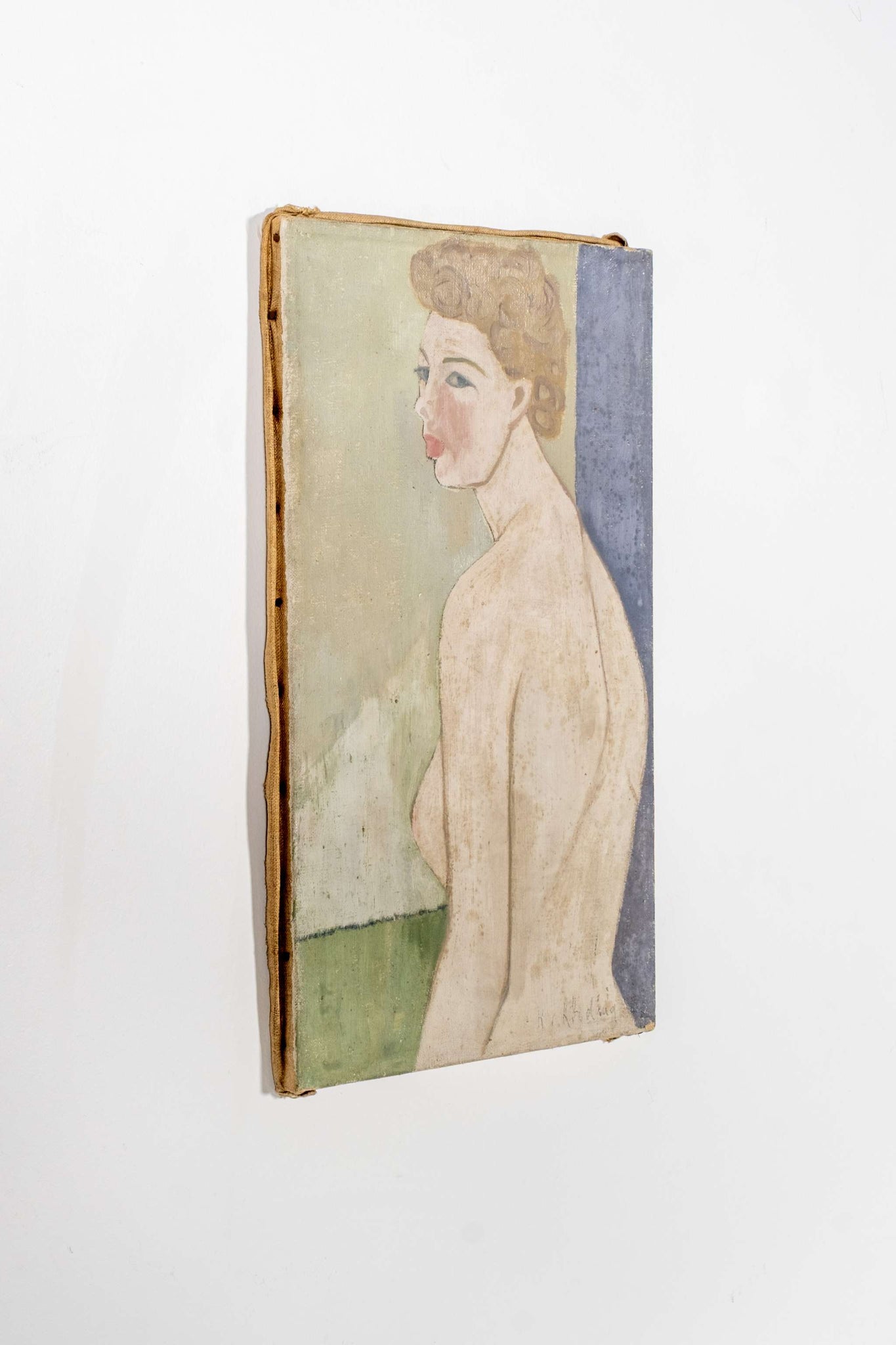 "Back View of Half Nude" (1953)