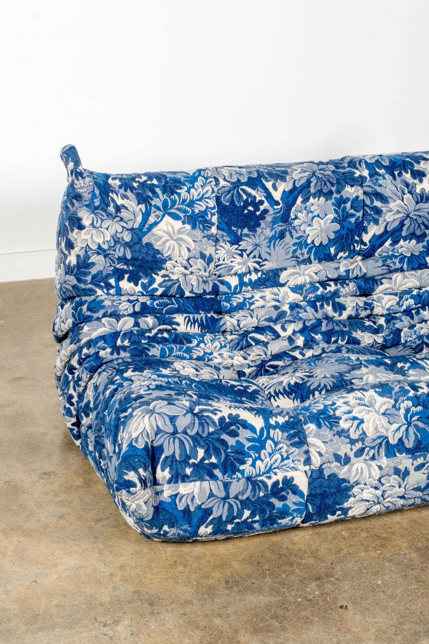 Newly Upholstered 3-Seater Floral TOGO