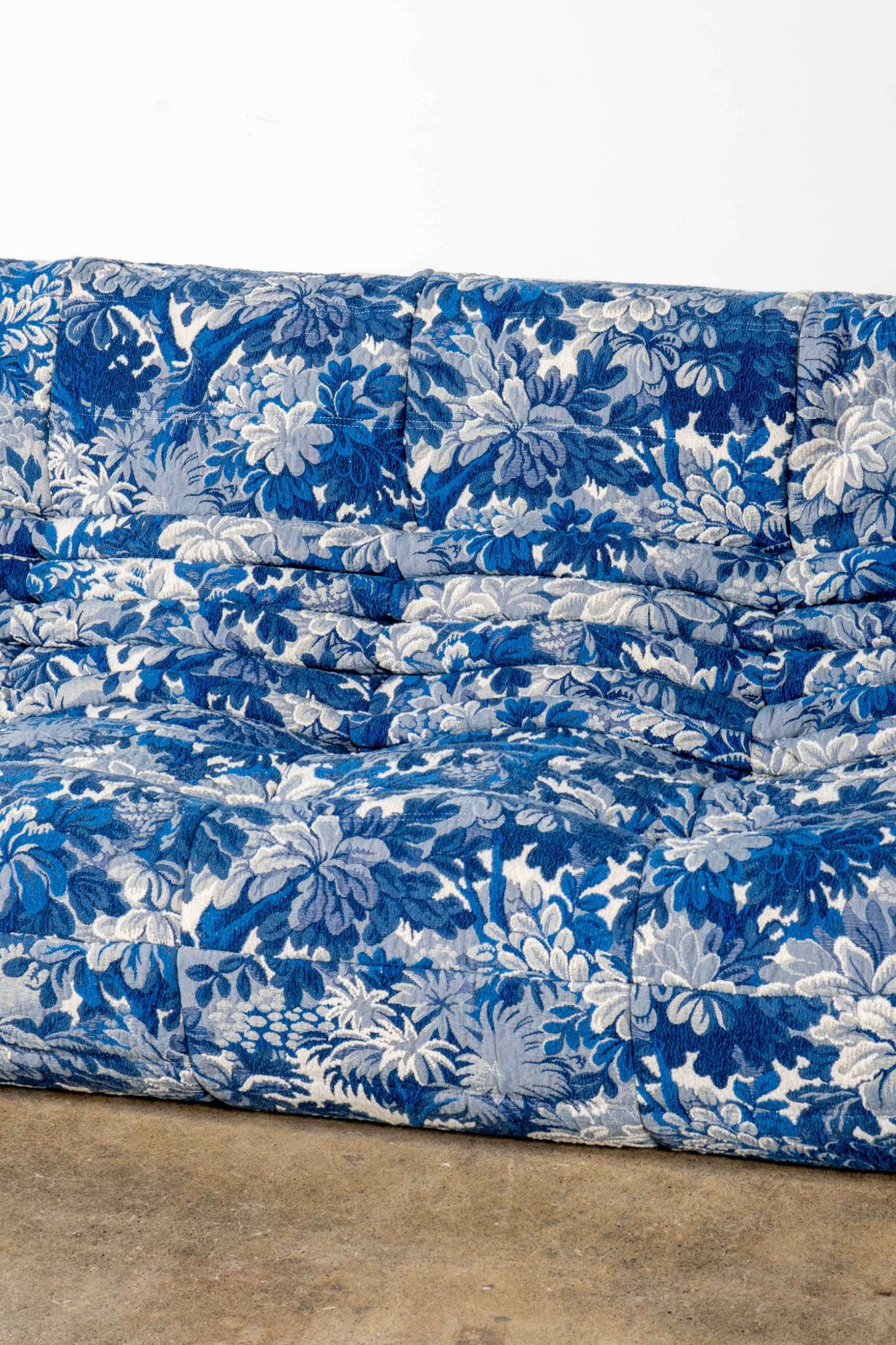 Newly Upholstered 3-Seater Floral TOGO
