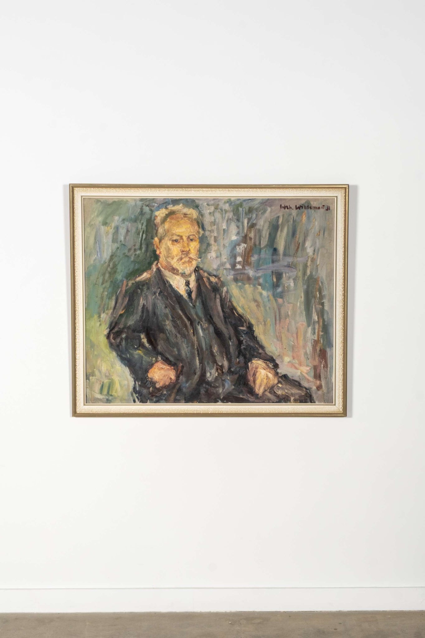 "Portrait of a Man" (1931), Framed