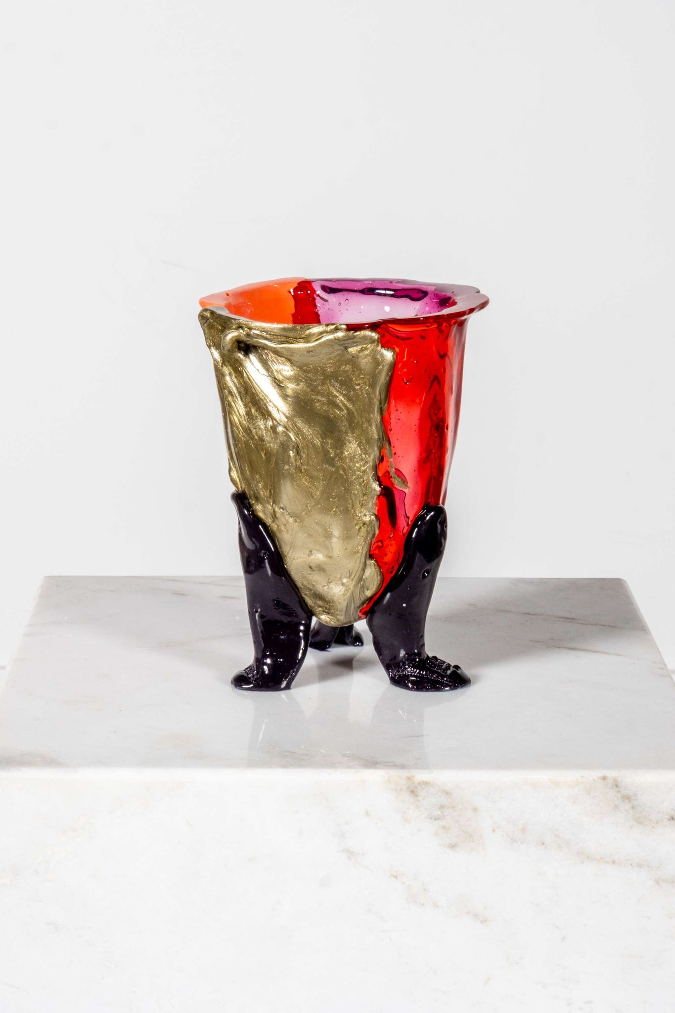 Amazonia Extra Colour Vase (Small), Pink and Gold