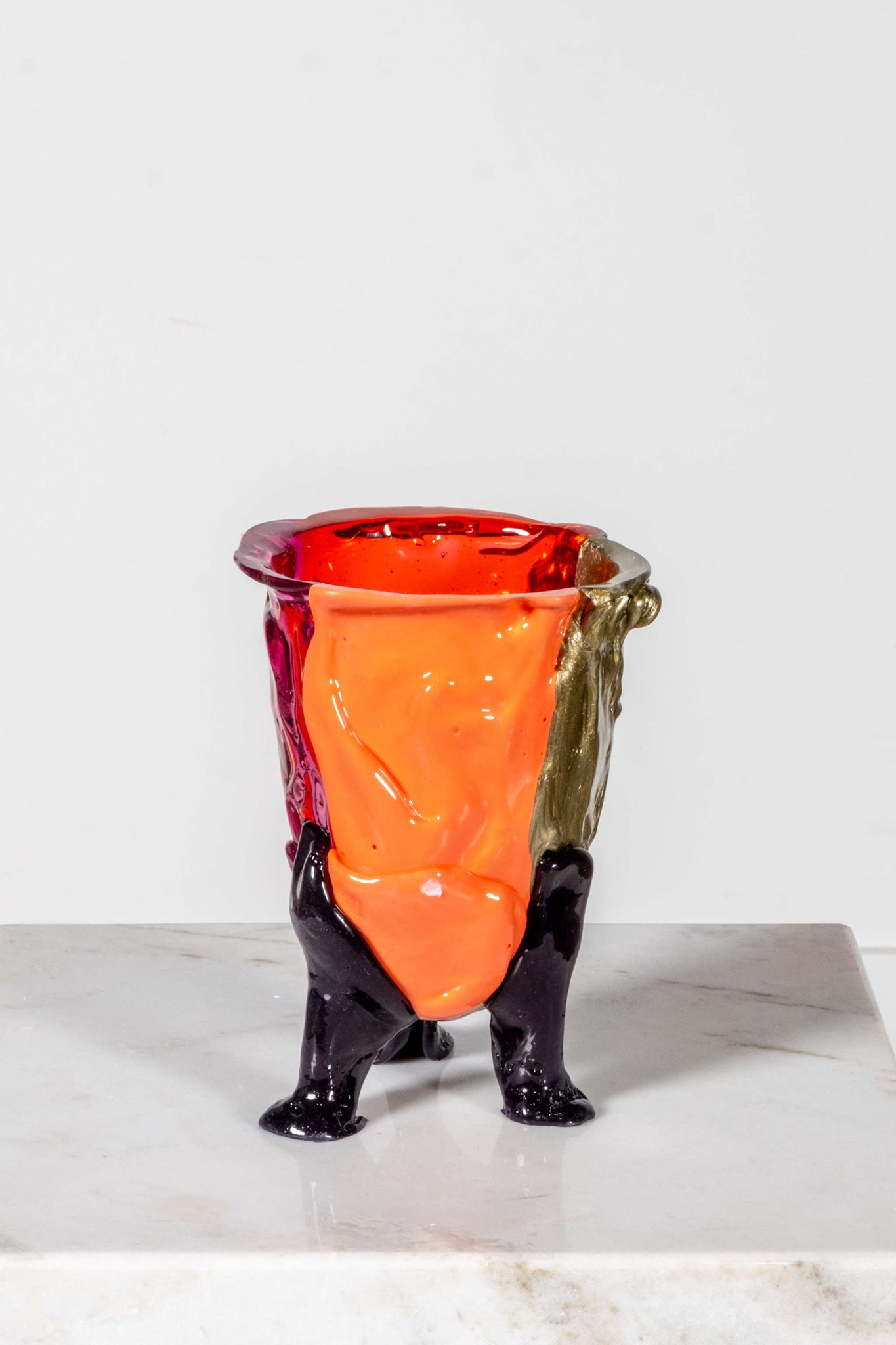 Amazonia Extra Colour Vase (Small), Pink and Gold