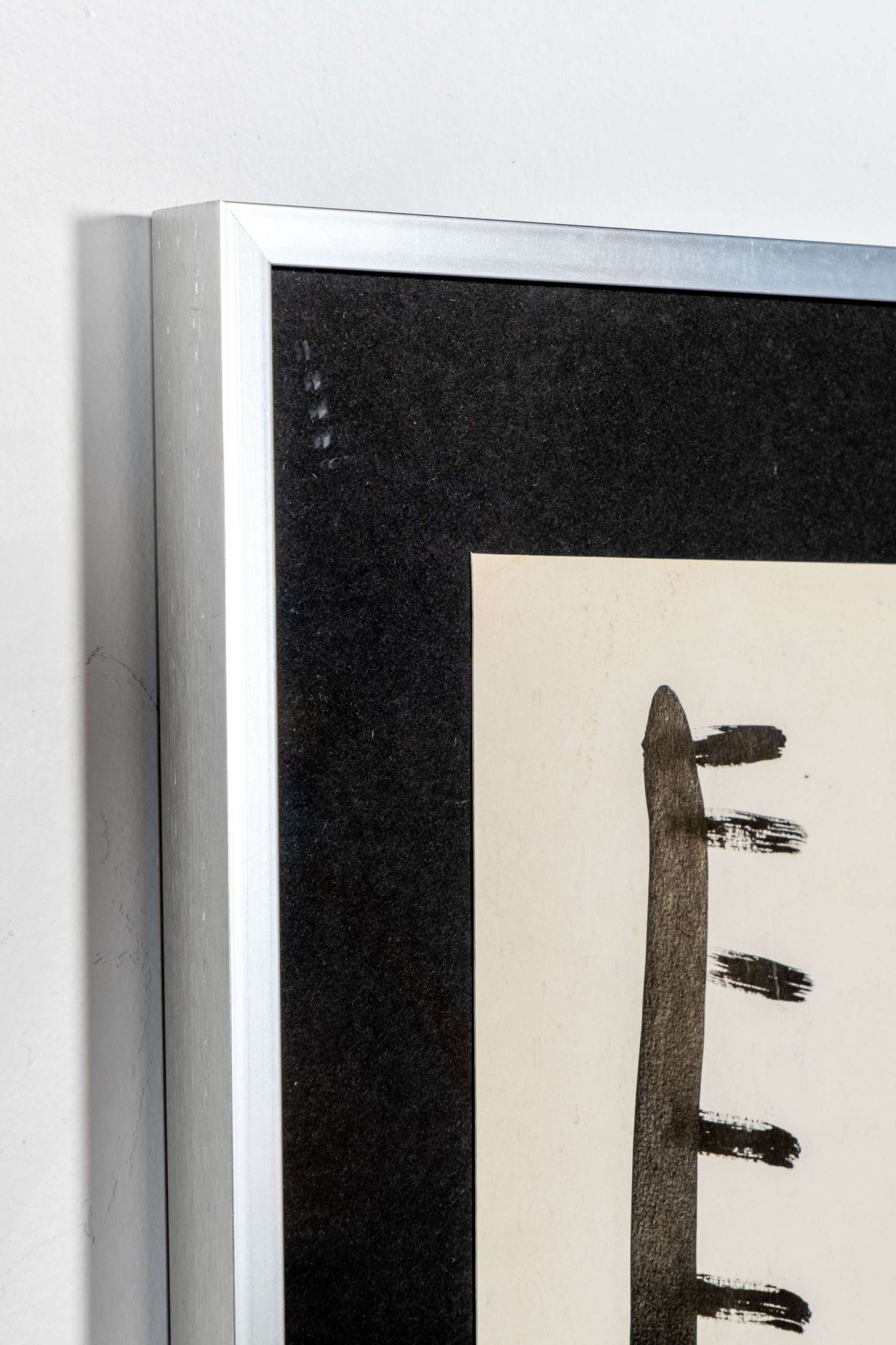 Framed Ink Abstract Landscape