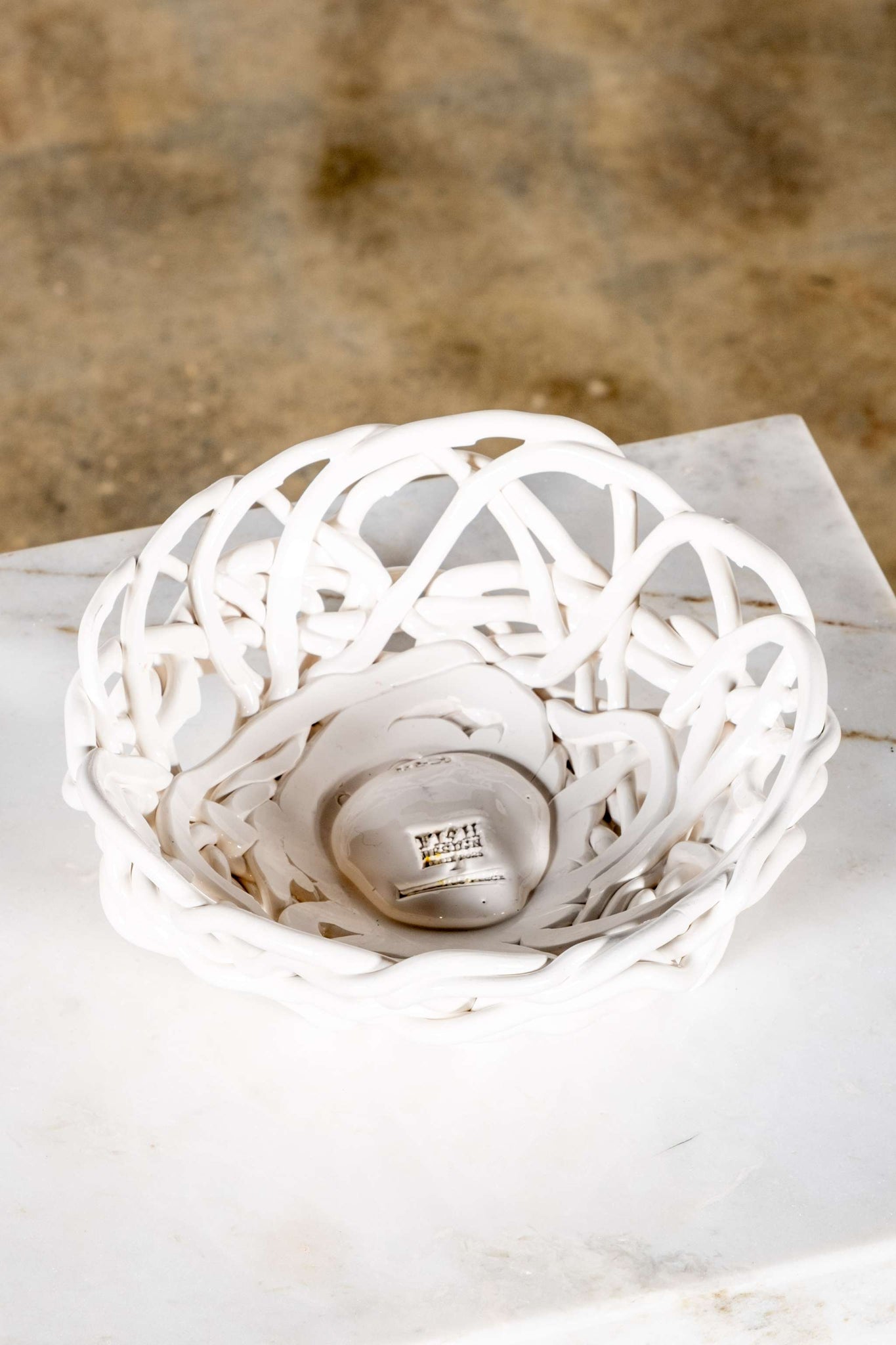 Tutti Frutti II Basket (Small), White