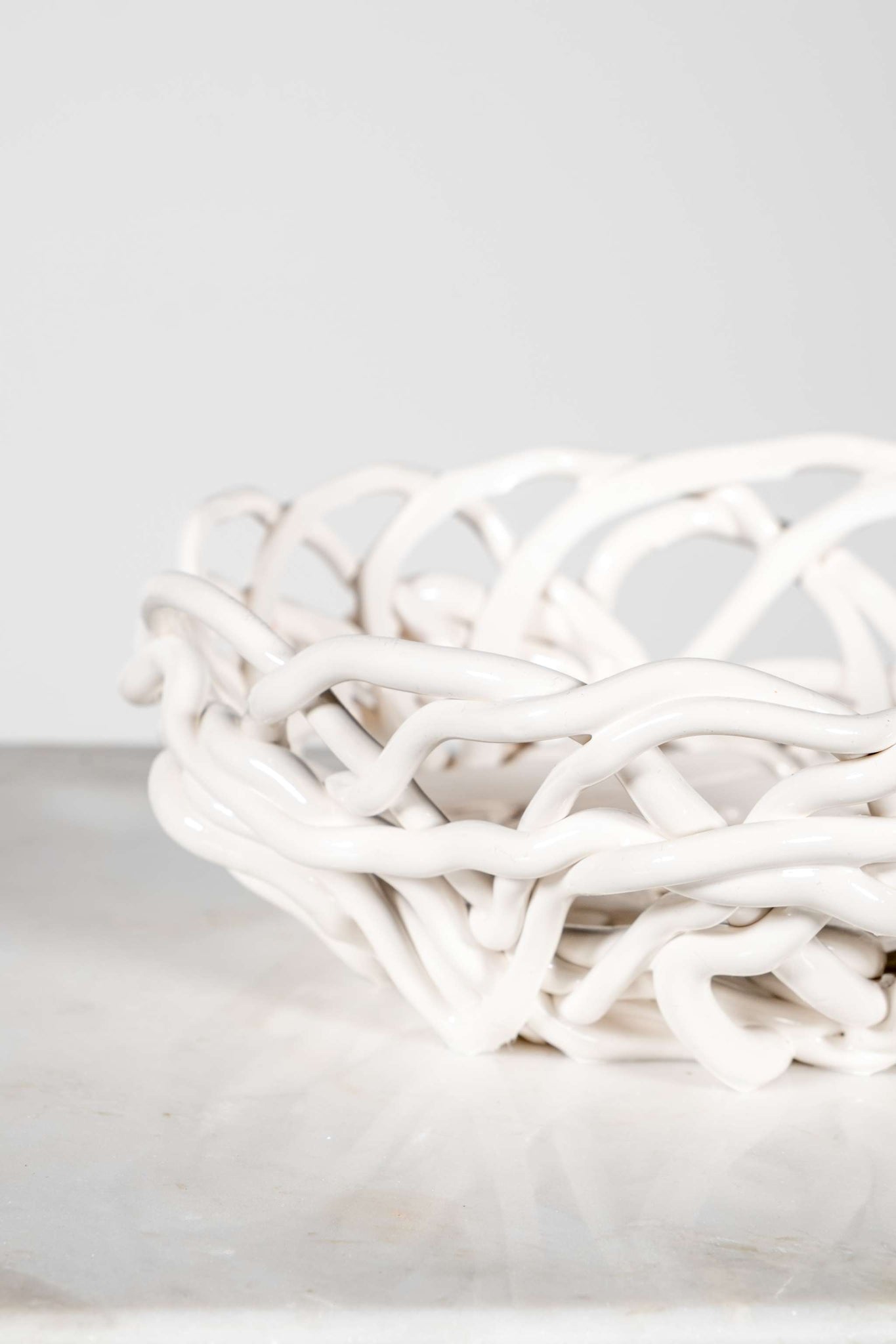 Tutti Frutti II Basket (Small), White