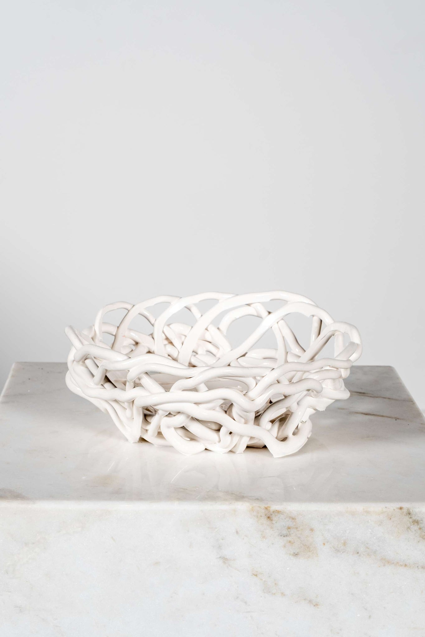 Tutti Frutti II Basket (Small), White