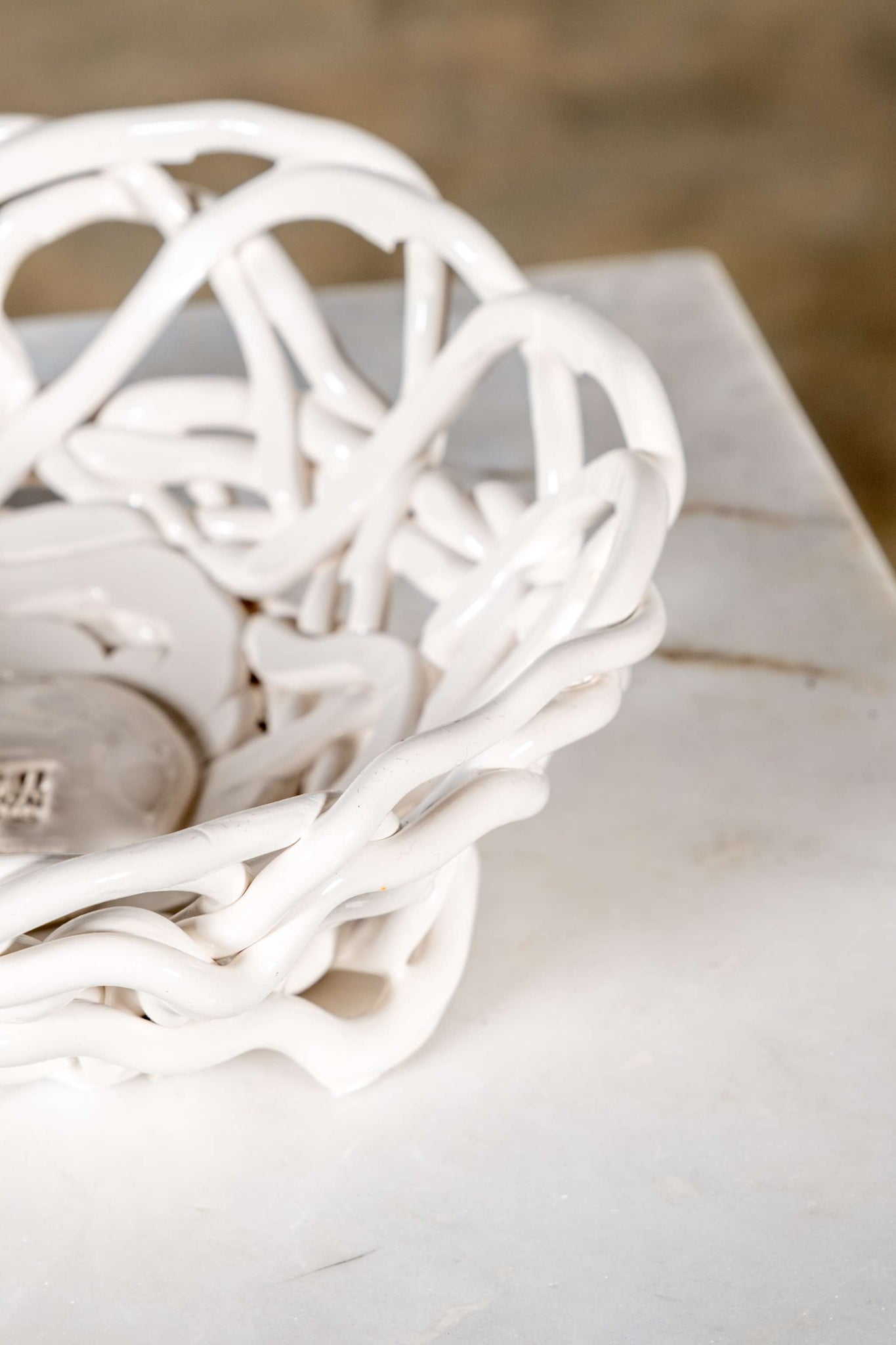 Tutti Frutti II Basket (Small), White