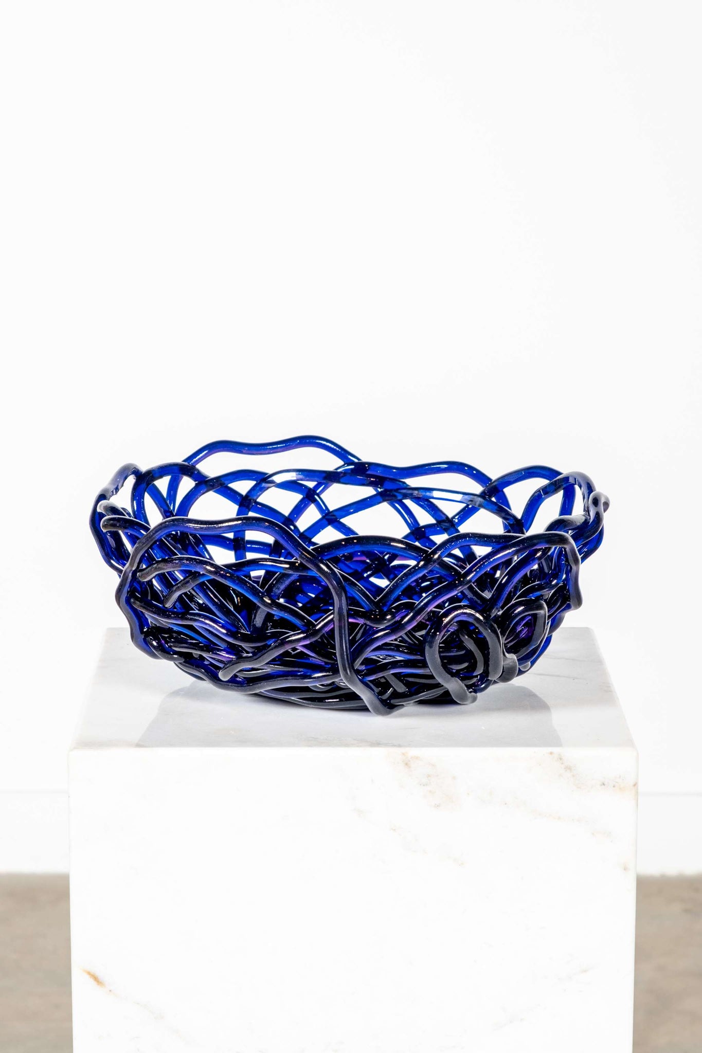 Tutti Frutti II Basket (Medium), Clear Blue and Clear Fuchsia