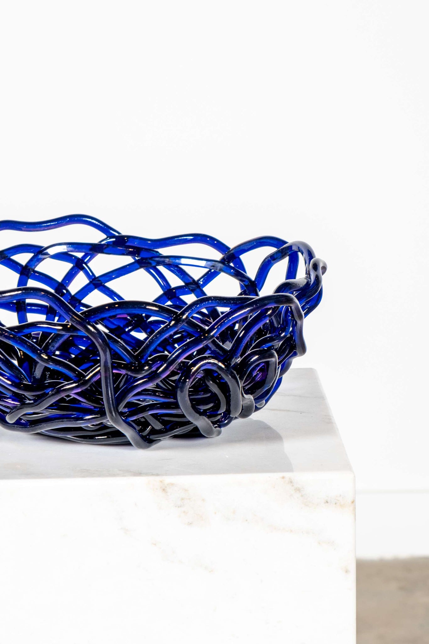 Tutti Frutti II Basket (Medium), Clear Blue and Clear Fuchsia