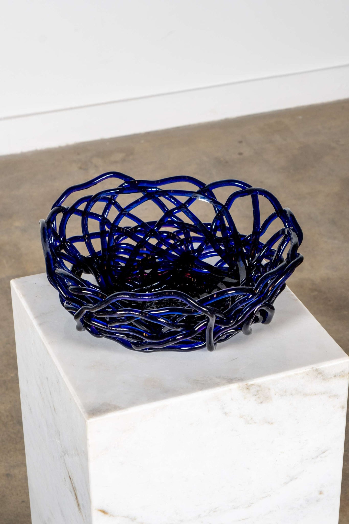 Tutti Frutti II Basket (Medium), Clear Blue and Clear Fuchsia