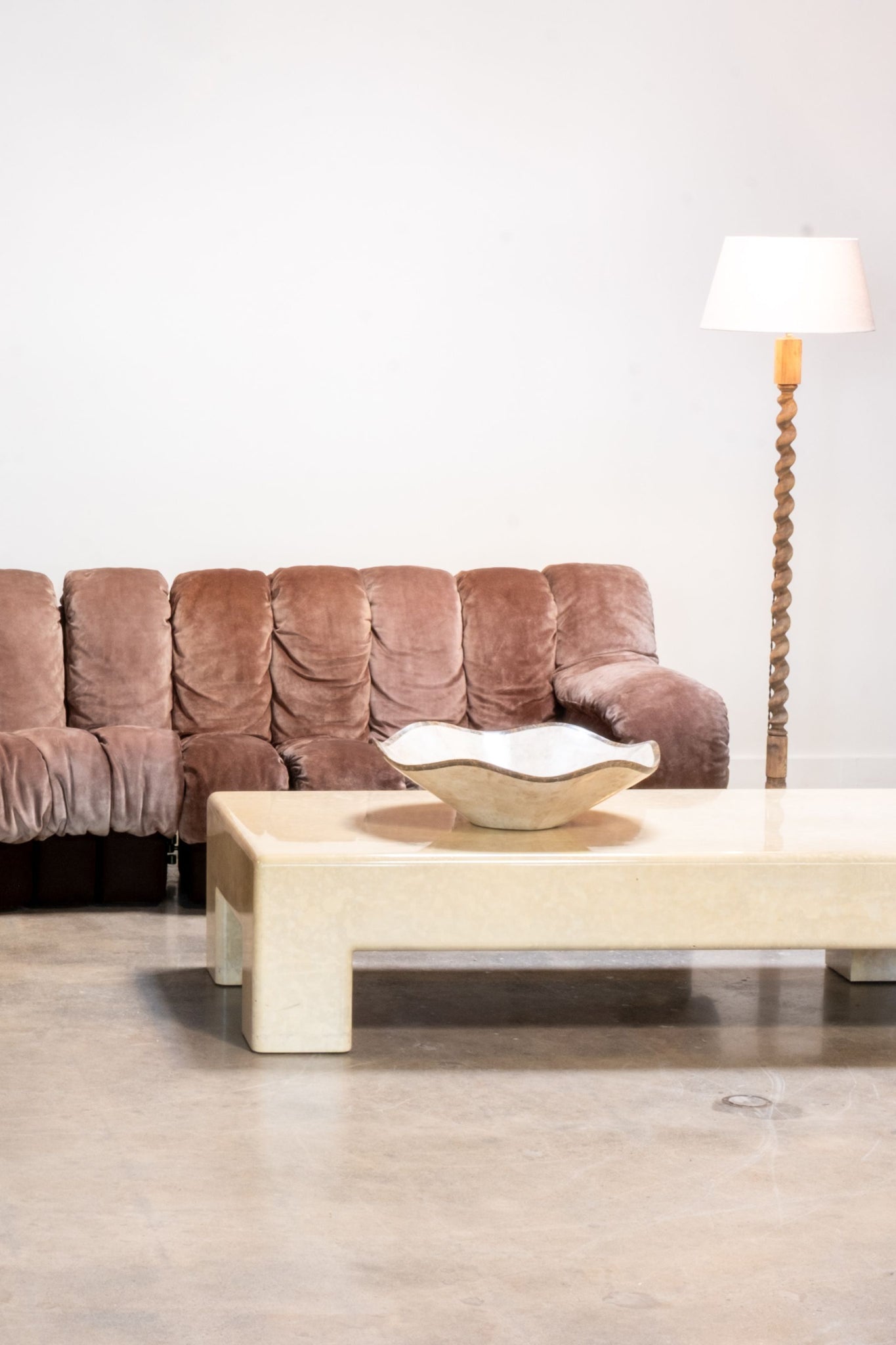 DS 600 “Non-Stop” Sectional, Taupe Suede