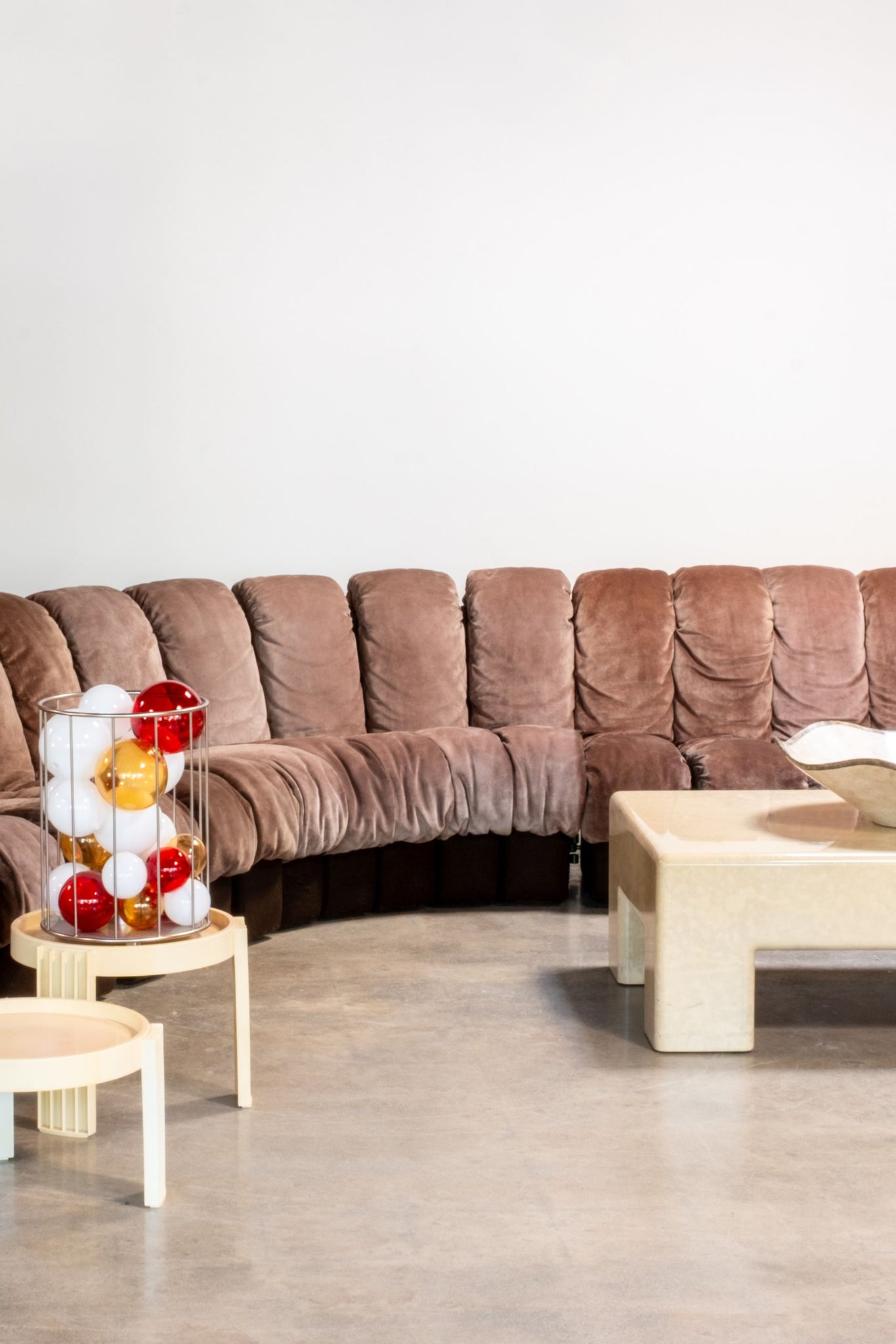 DS 600 “Non-Stop” Sectional, Taupe Suede