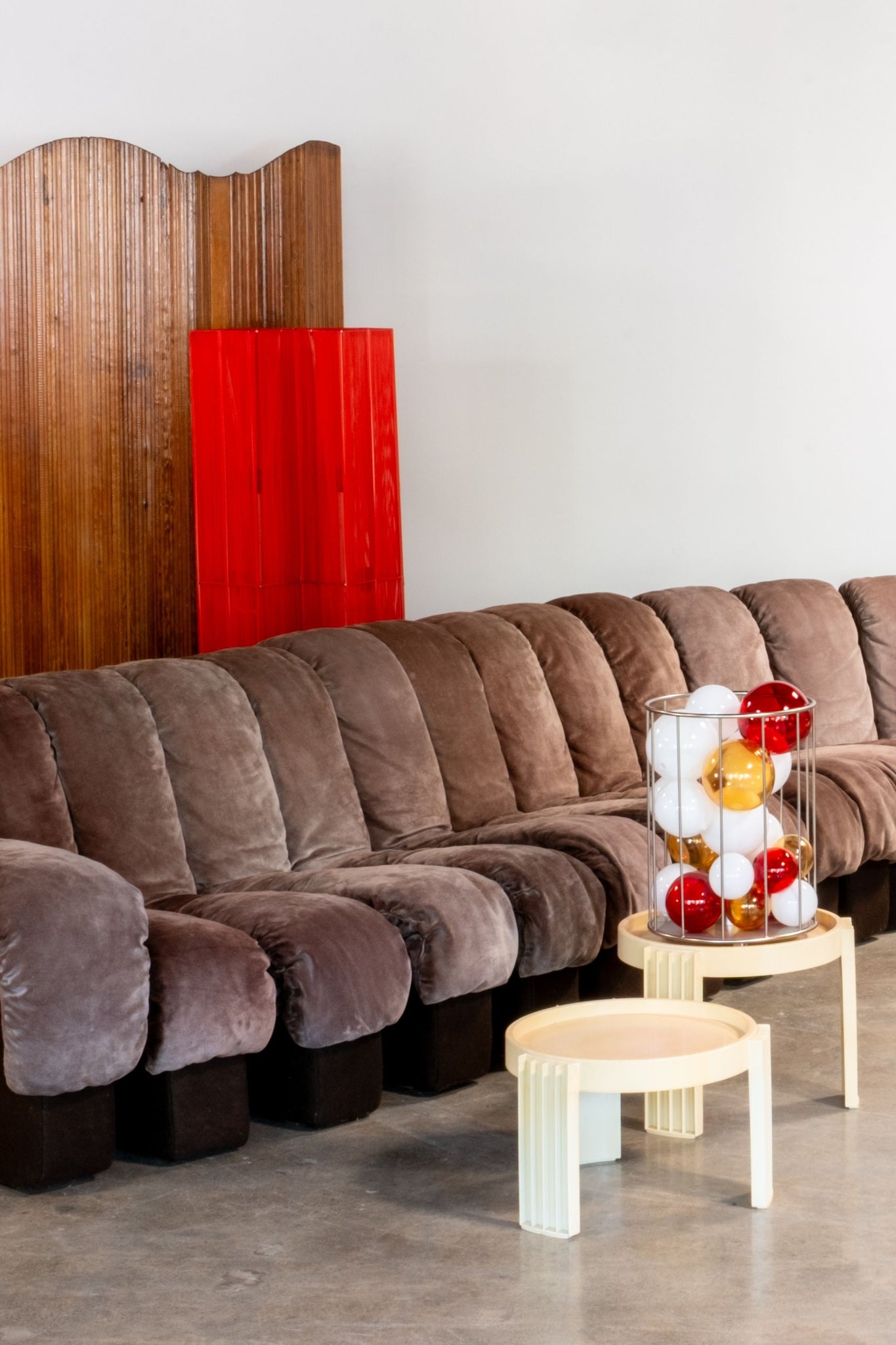 DS 600 “Non-Stop” Sectional, Taupe Suede