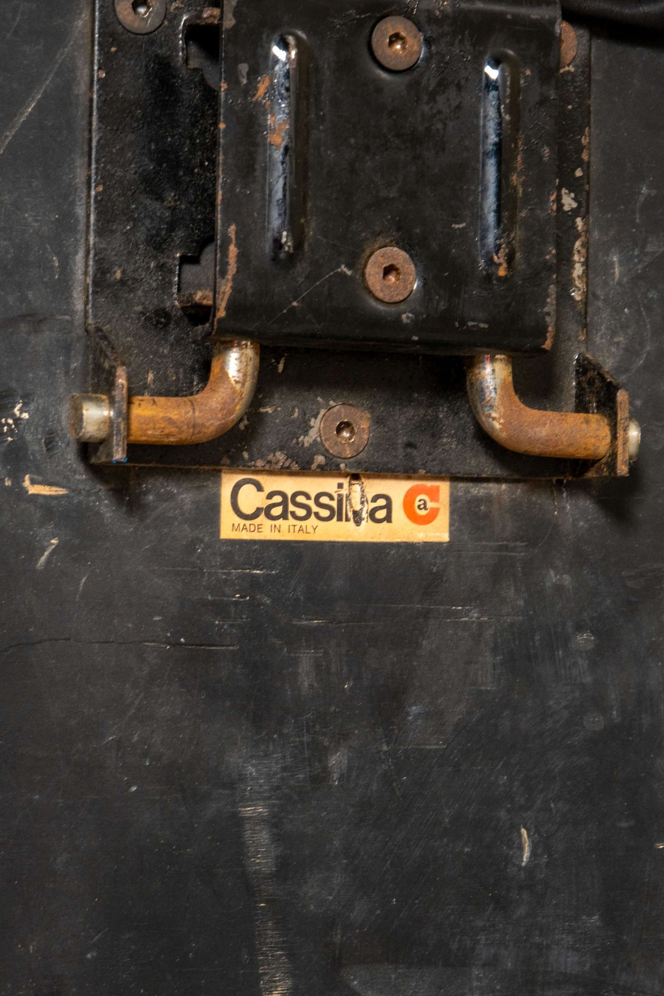 Pair of Soriana Lounge Chairs in Black Leather