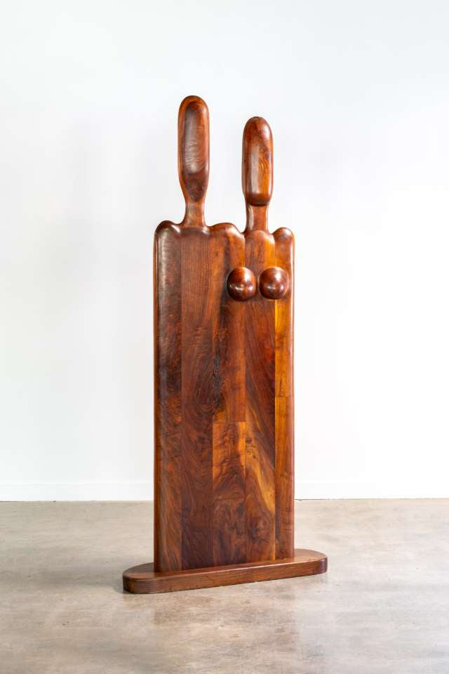 Pair of Carved Figures