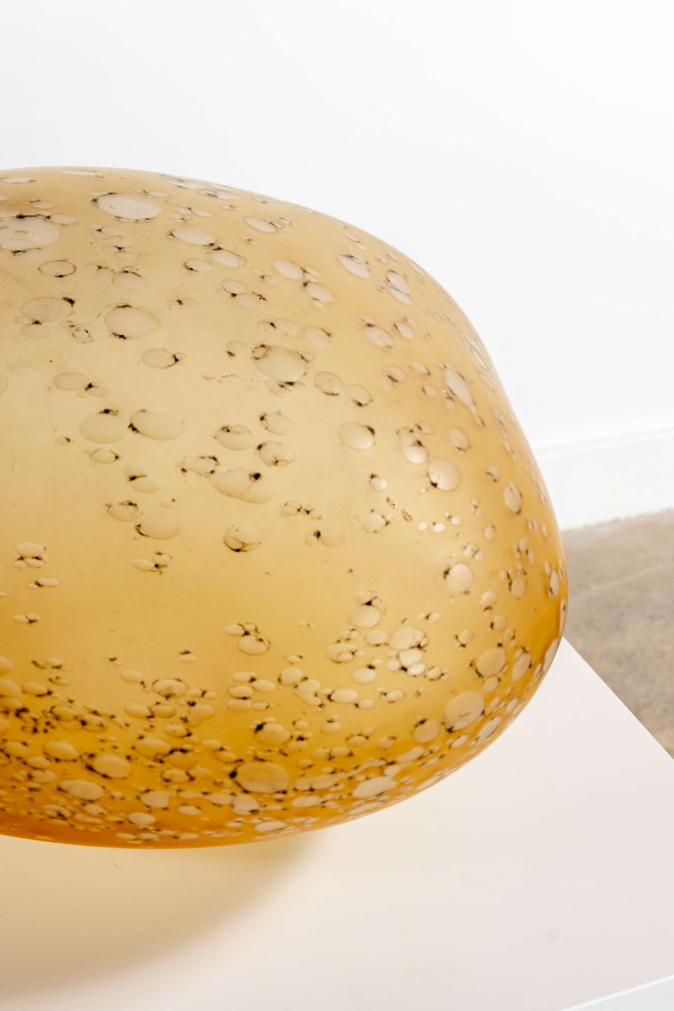 Glass Stone Shaped Table Lamp