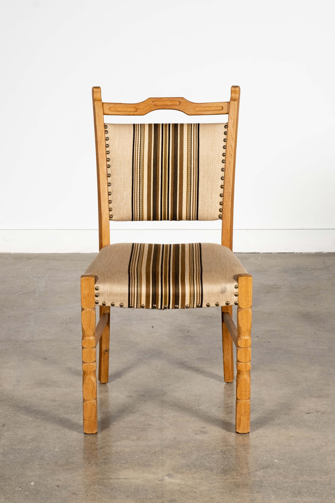 Bonne Choice - Danish oak chair set 1 x6