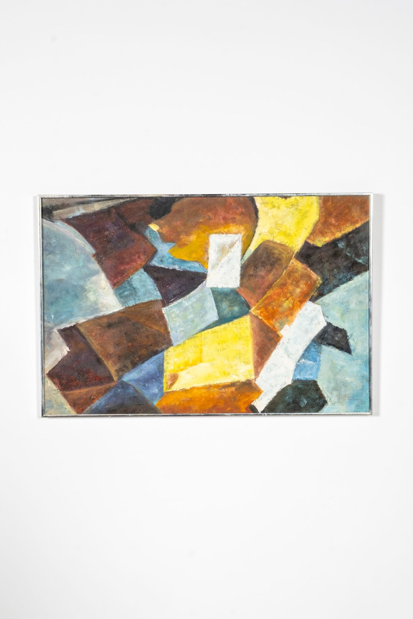 Vintage Abstract Cubism Painting | Bonne Choice