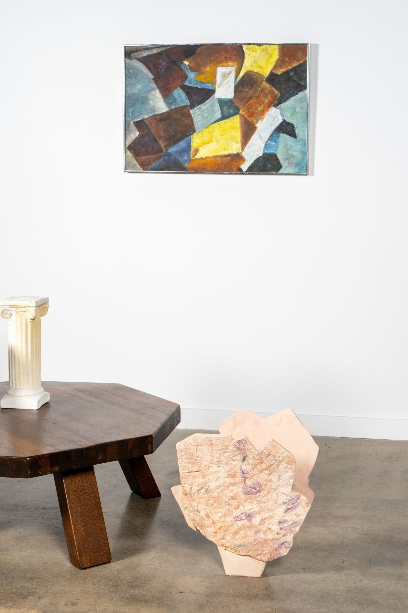 Vintage Abstract Cubism Painting | Bonne Choice