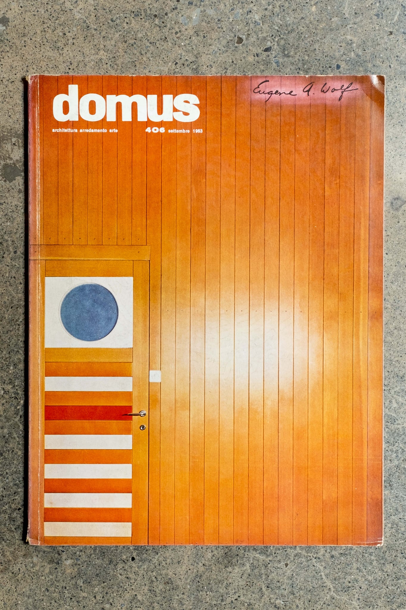 Domus Vintage Magazine, September 1963