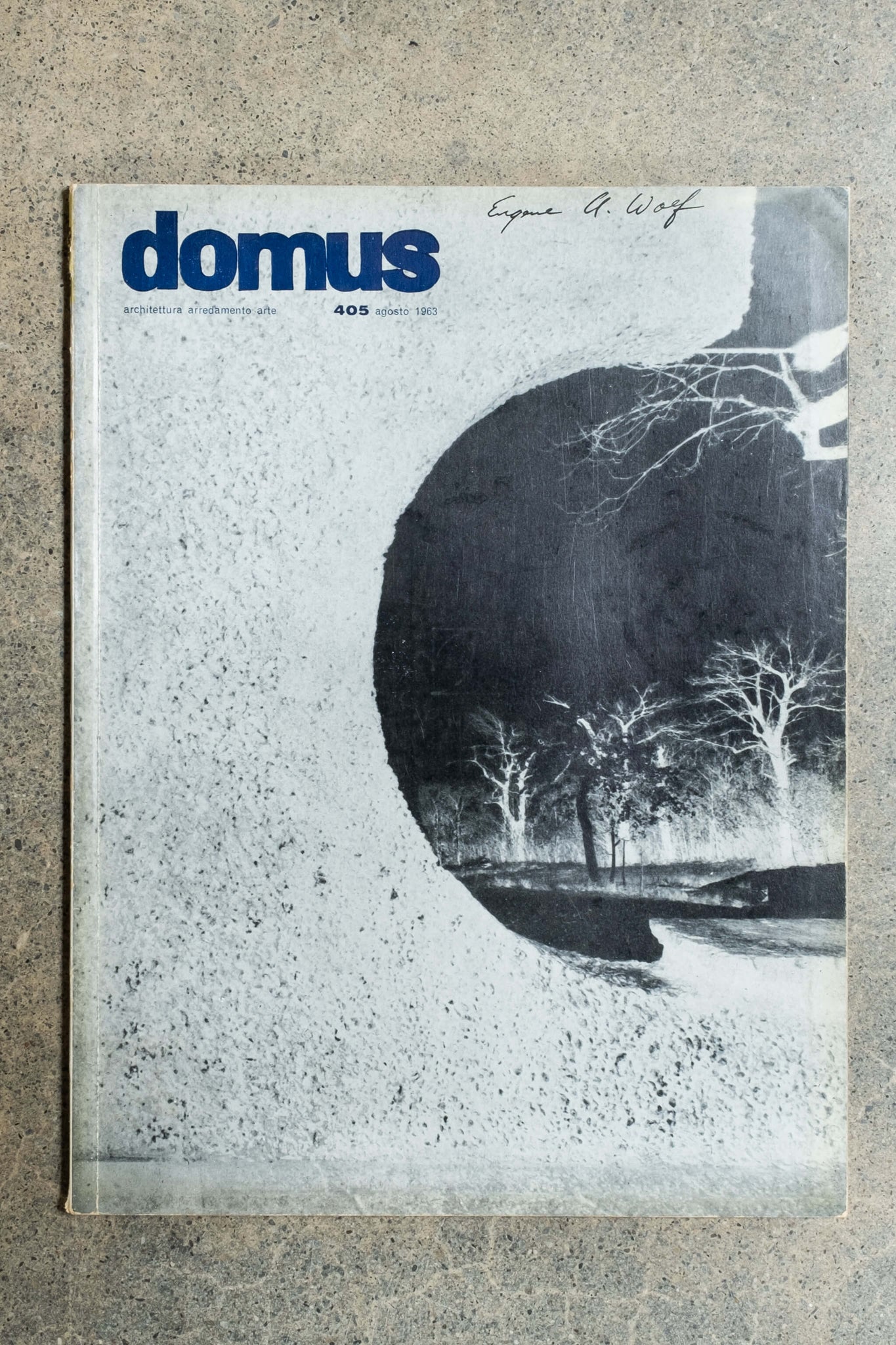 Vintage Domus Magazine - August 1963