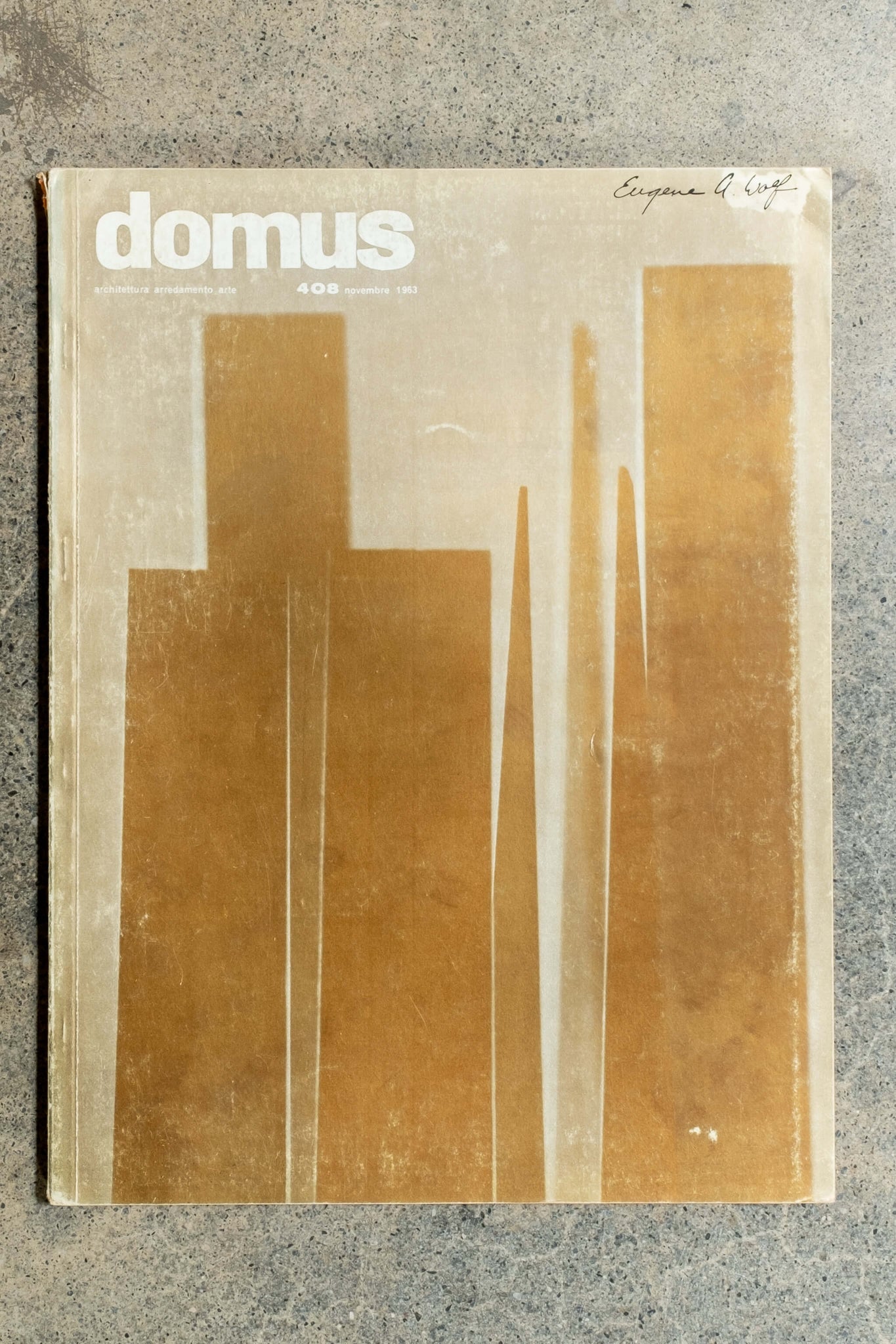 Vintage Domus Magazine - November 1963