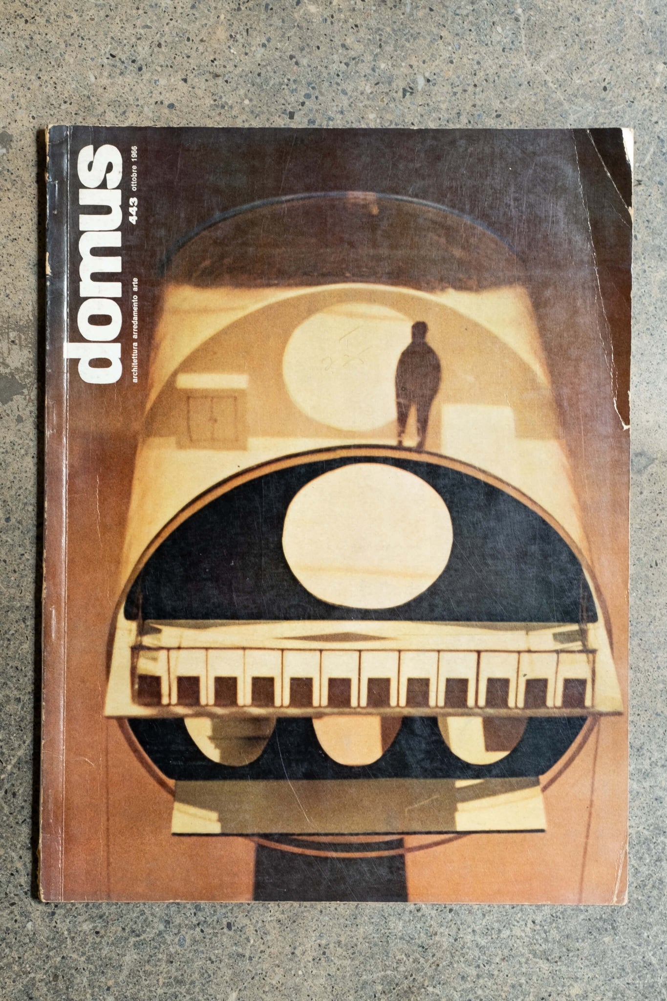 Vintage Domus Magazine - October 1966, close up