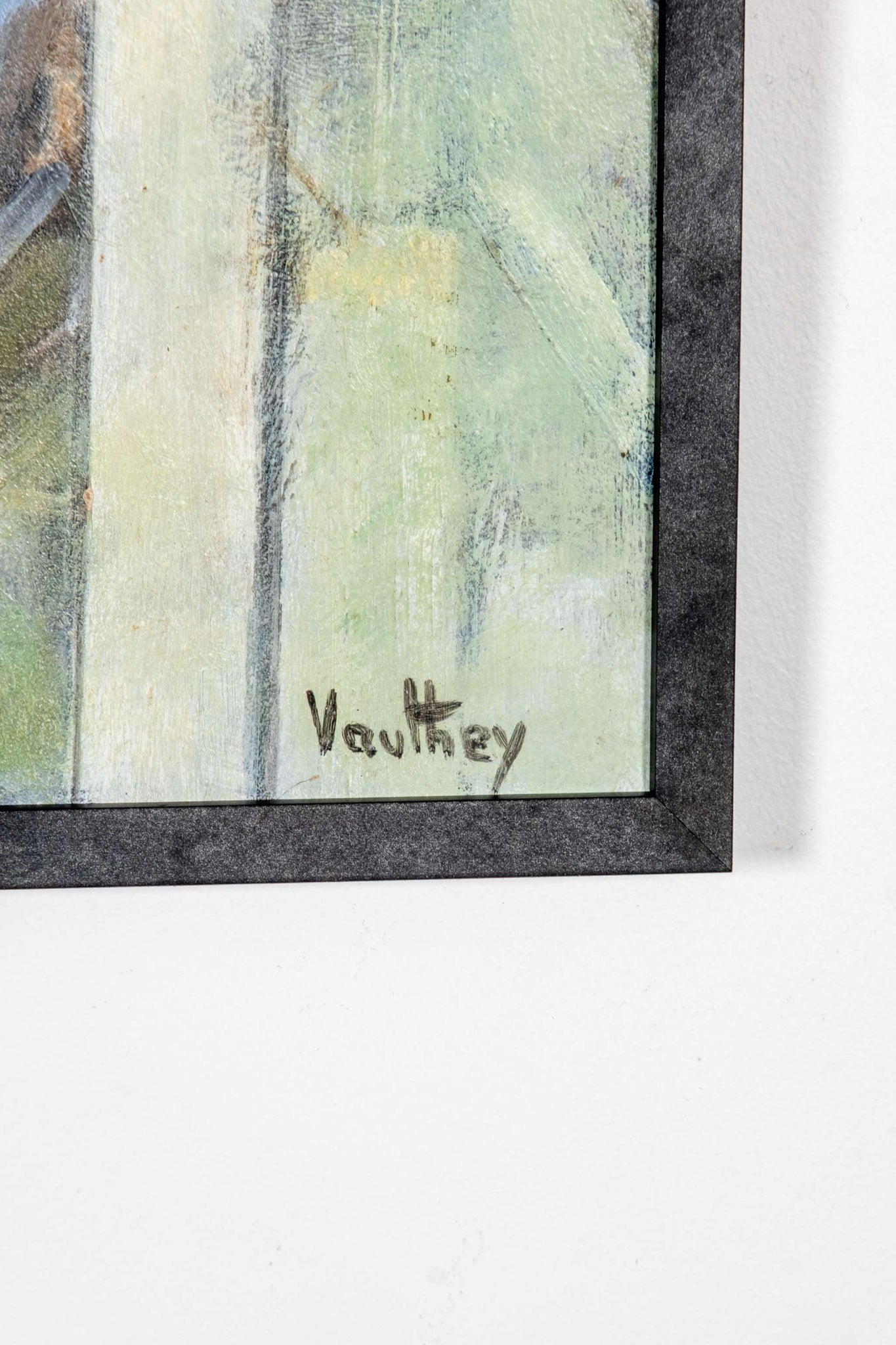 Dreamy Window Scene Framed Painting