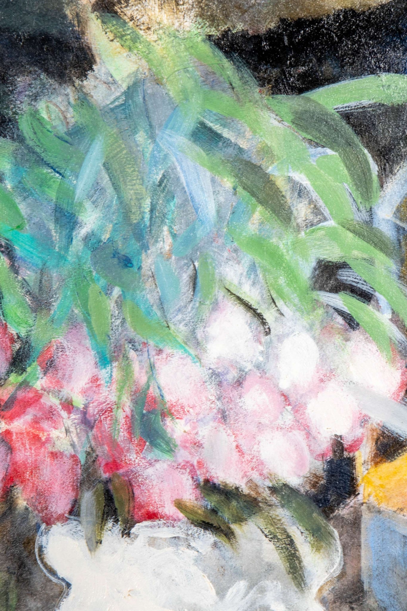 Dreamy Window Scene Framed Painting