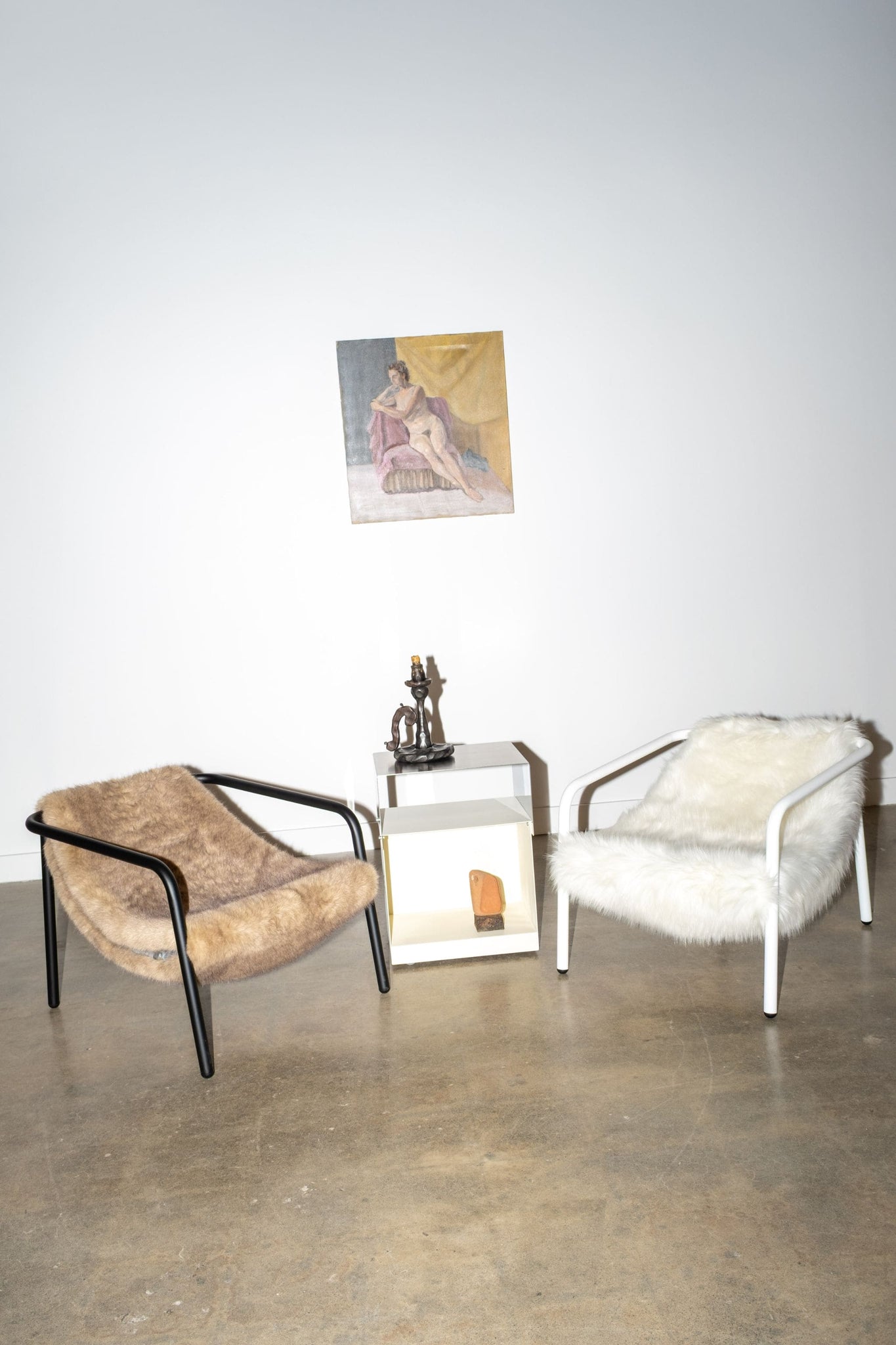 Sancal Elle Mini Lounge Chair (Volpe Pelliccia) | Bonne Choice