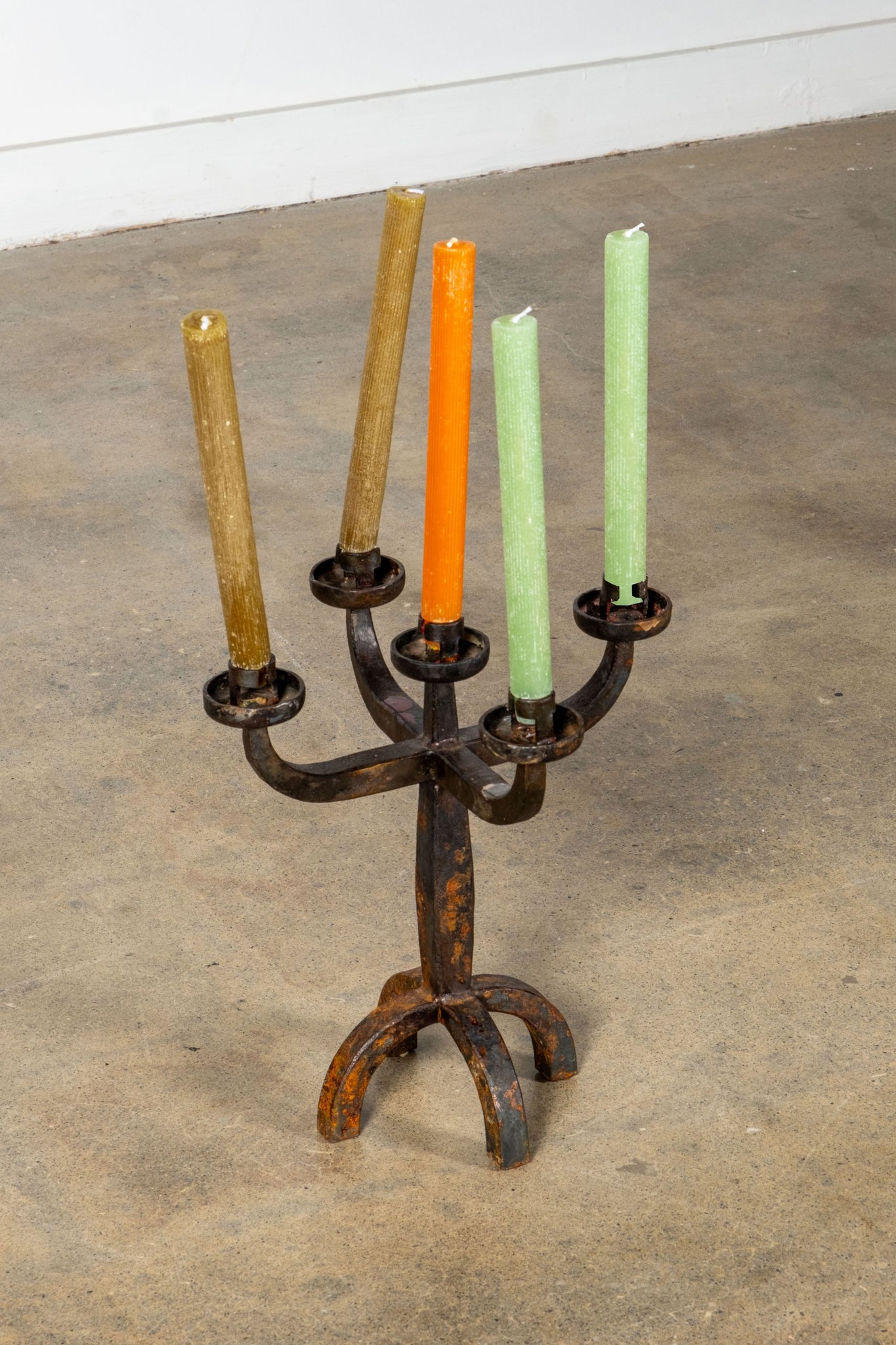 Vintage FORGED IRON 1930s CandleHolder | Bonne Choice