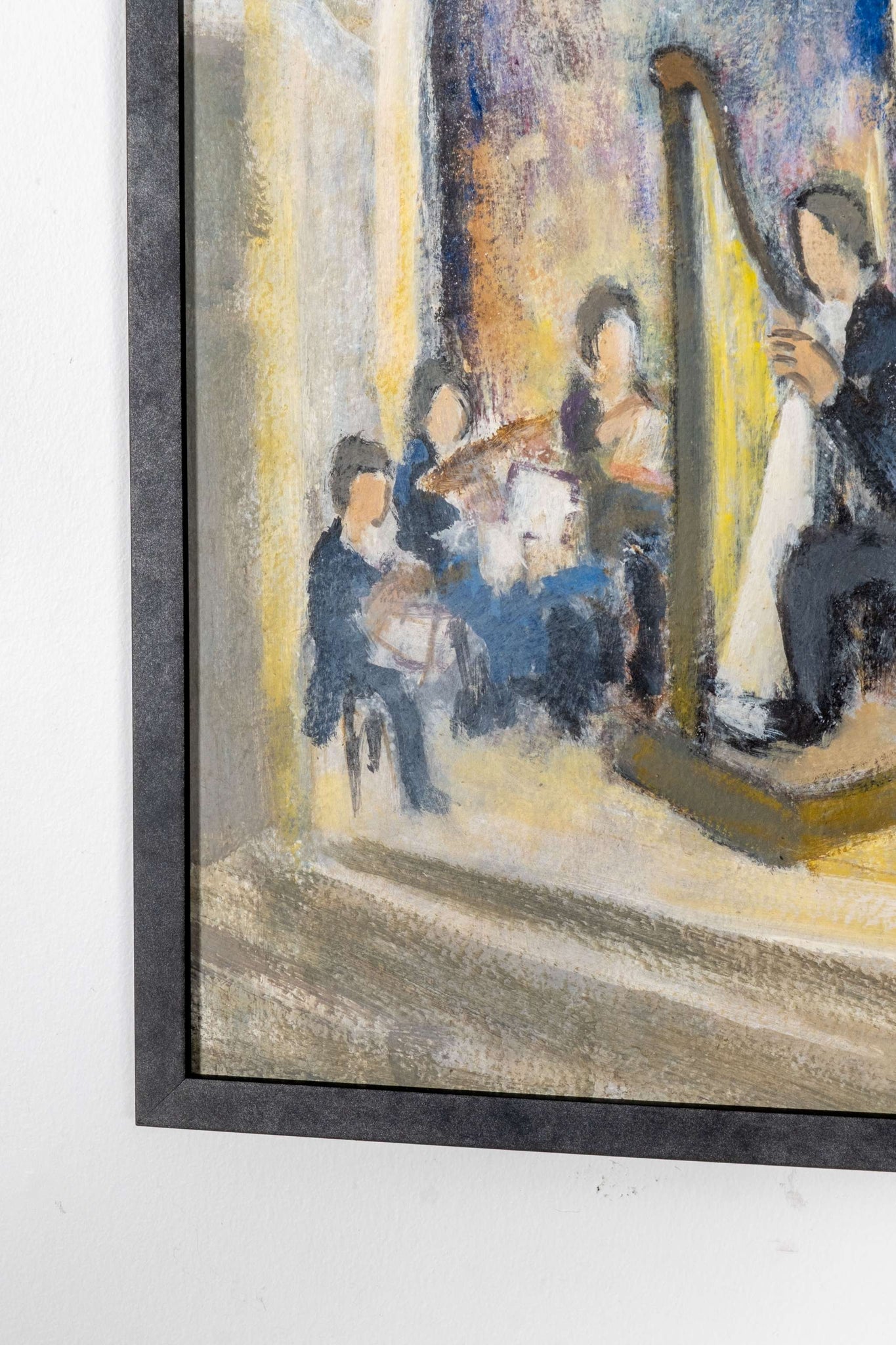 Framed Orchestra Painting