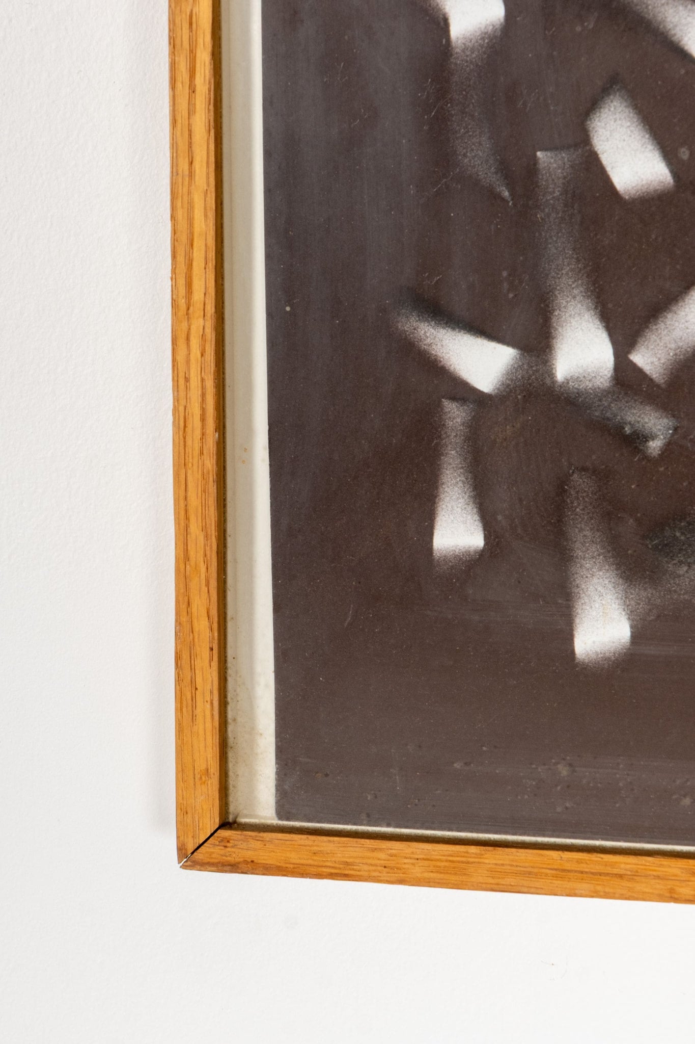 Vintage Framed Spray Painted Artwork by Duayne Hatchett | Bonne Choice
