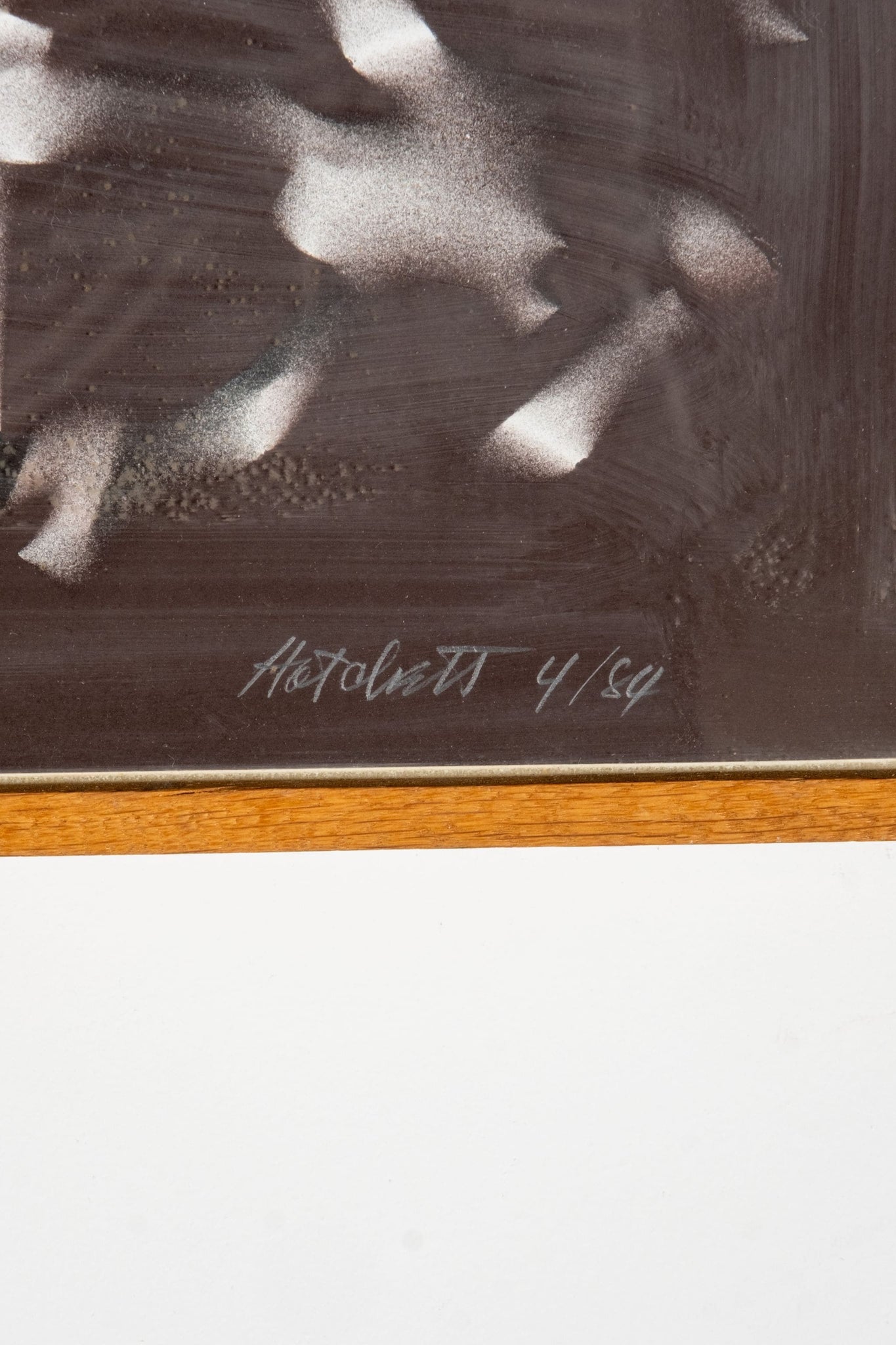 Vintage Framed Spray Painted Artwork by Duayne Hatchett | Bonne Choice
