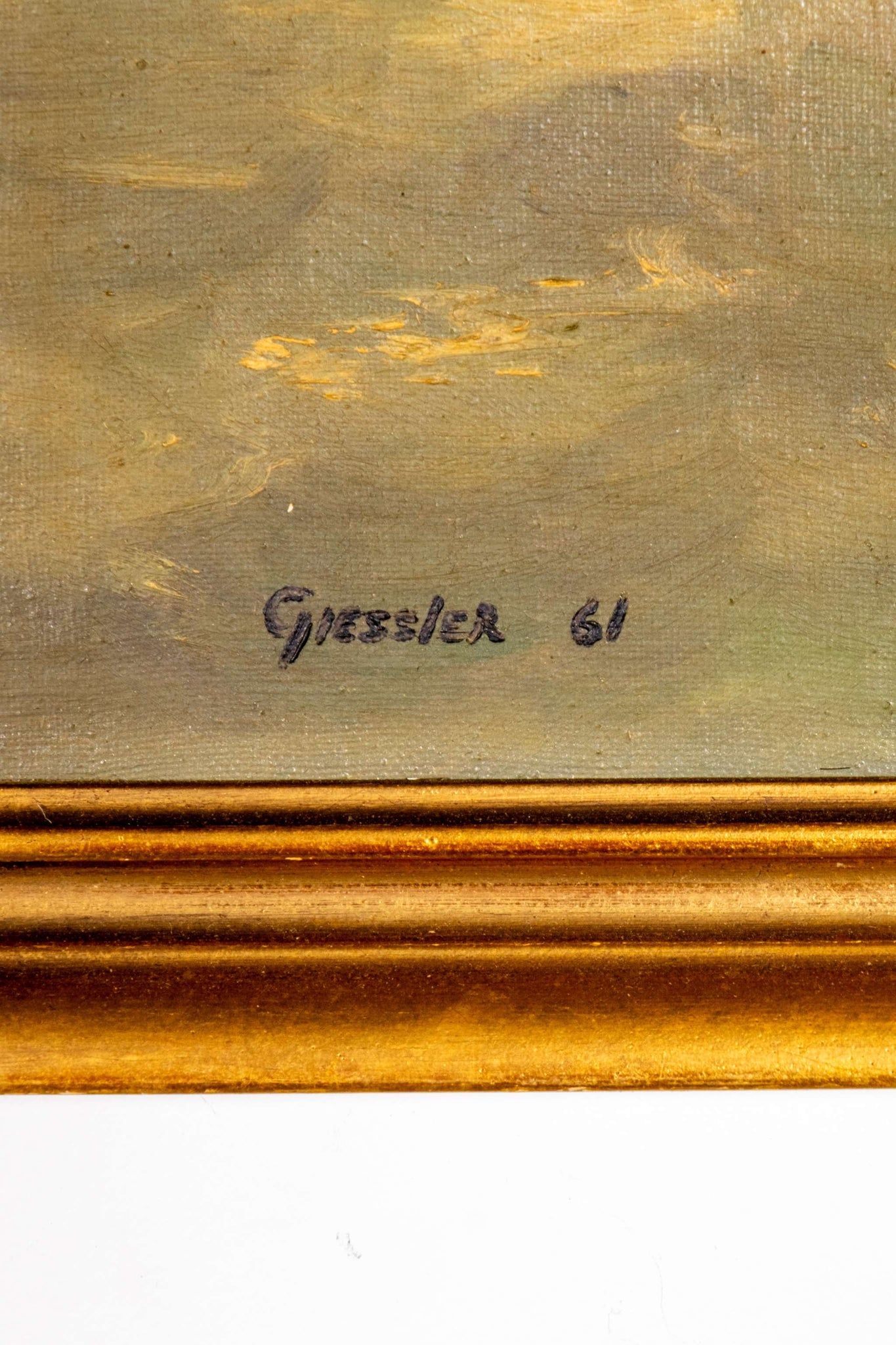 Stormy Seascape Painting (1961)