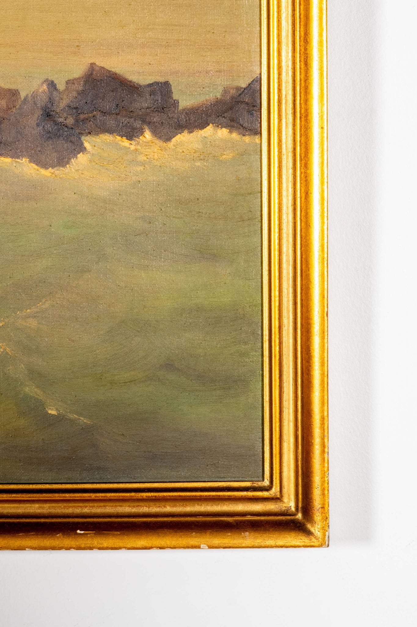 Stormy Seascape Painting (1961)