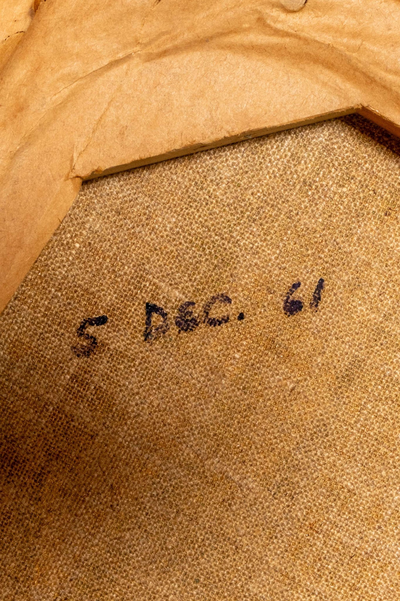 Stormy Seascape Painting (1961)